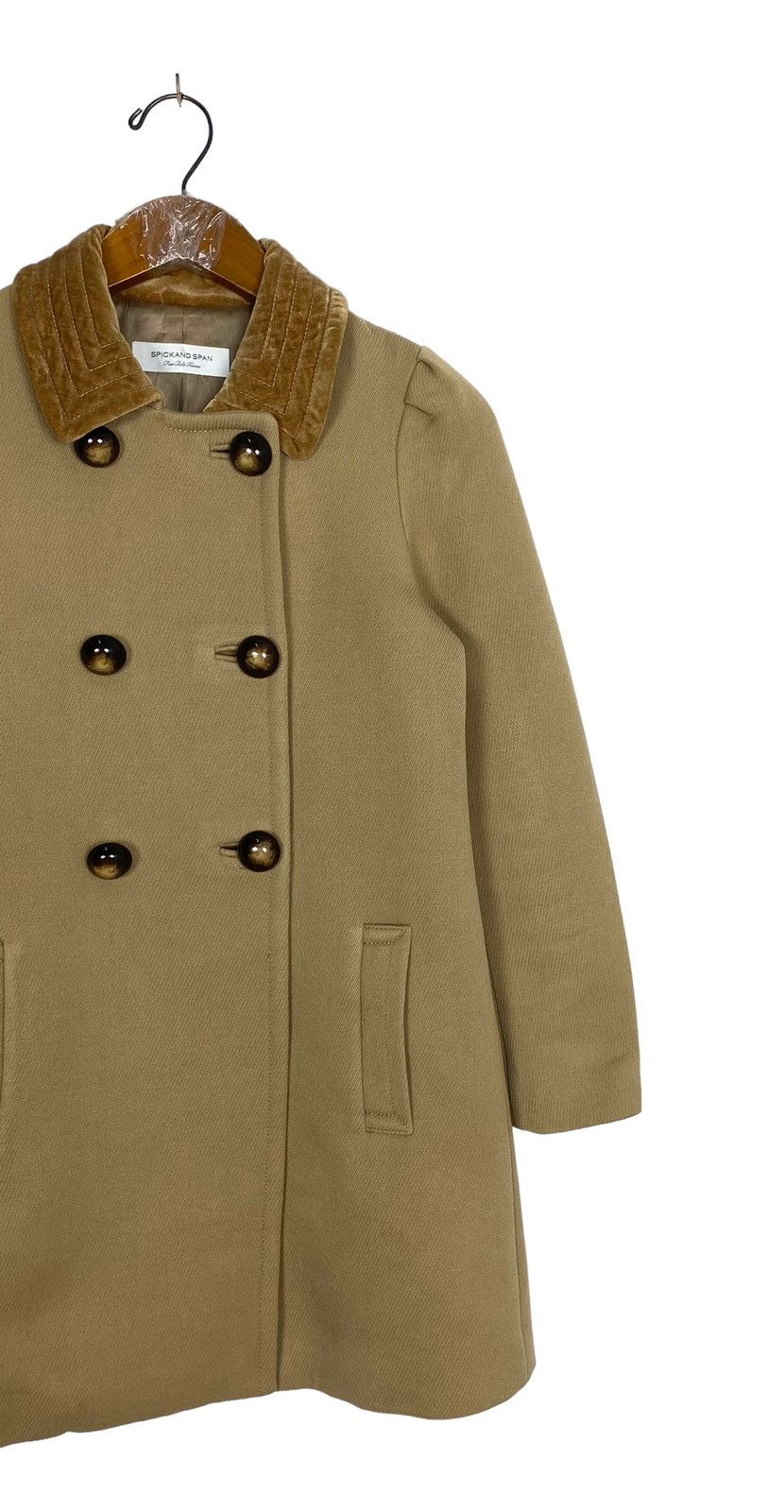 Japanese Brand Rare‼️ Spick and Span Femme Wool Coat Made in Japan Size S / US 4 / IT 40 - 3 Thumbnail