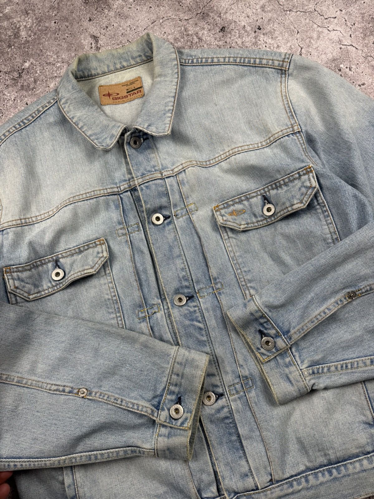 Japanese Brand × Vintage JAPANESSE DENIM JACKET&JEANS KAPITAL Y2K BAGGY SIZE LARGE Size US L / EU 52-54 / 3 - 7 Thumbnail