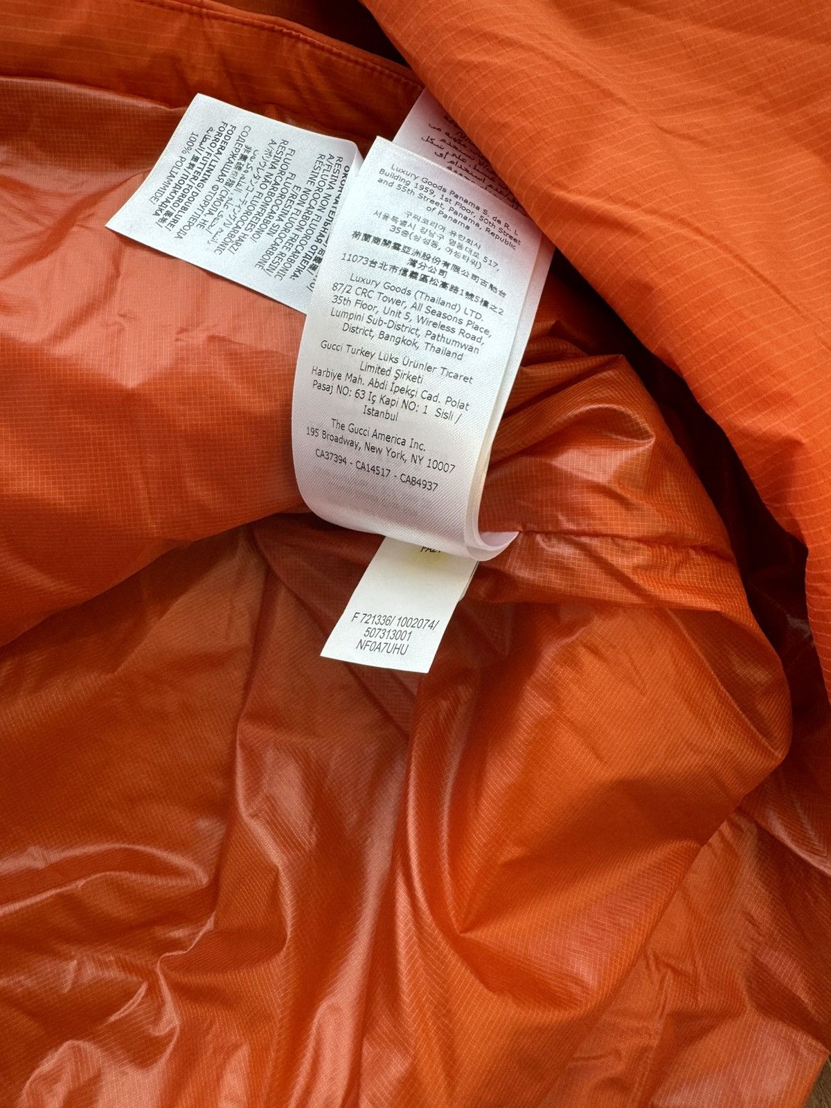 Gucci × The North Face Gucci x The North Face Anorak Orange Size US XL / EU 56 / 4 - 4 Thumbnail