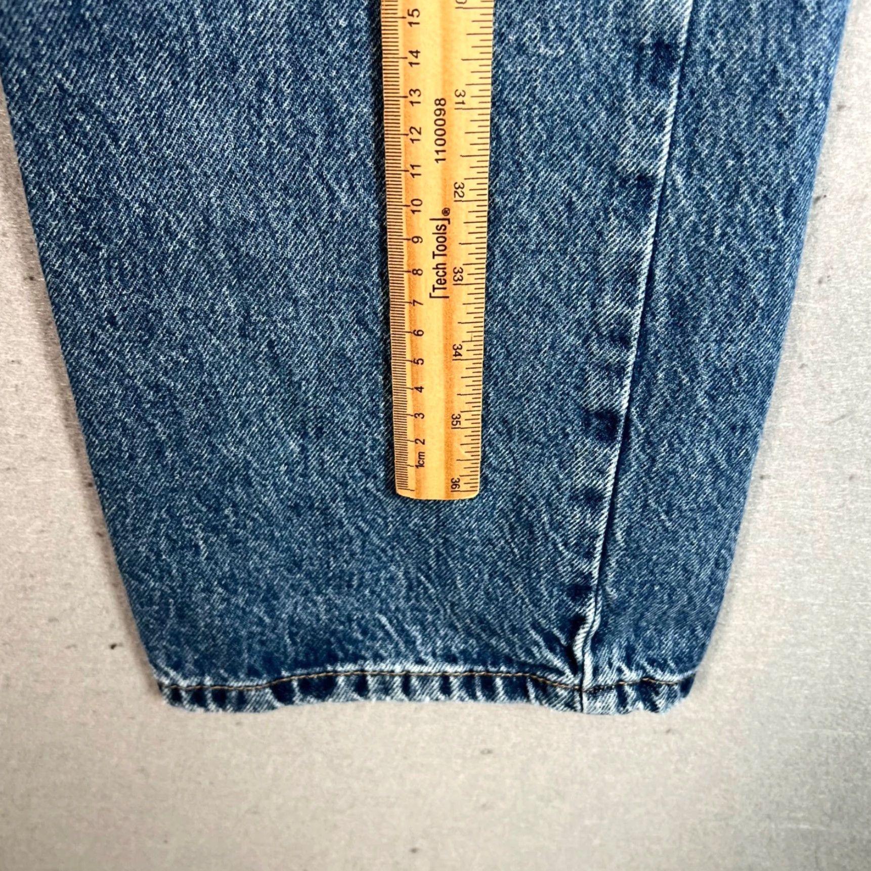 Garage Garage Womens 90s Straight Denim Jeans Size 9 / 29 Medium Wash Blue Cotton Blend 5-Pocket Design Womens Size 29" - 7 Thumbnail