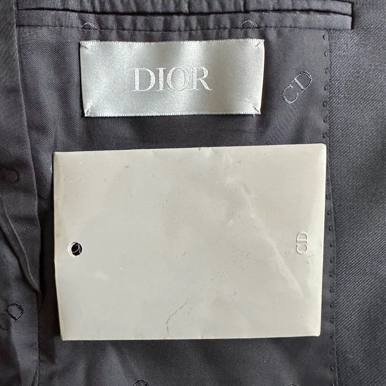 Dior Dior The latest black streamer strap logo suit 2504-Nextarr Size 44R - 4 Thumbnail