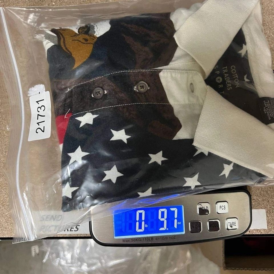 Cotton Traders Cotton Traders Sport Eagle American Flag Polo Shirt Men M Size US M / EU 48-50 / 2 - 7 Thumbnail