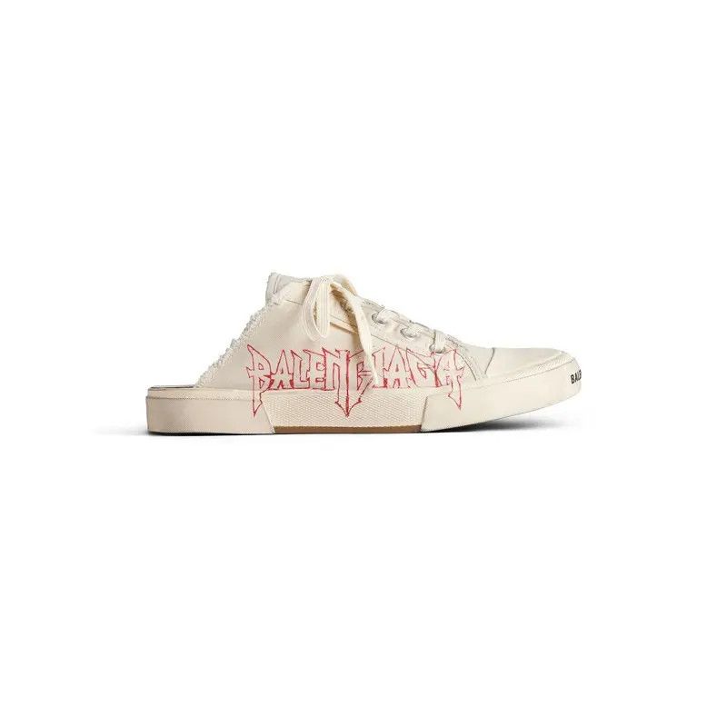 Balenciaga o1la1rc1a1225 Paris Mules DIY Metal in Beige Size US 12 / IT 42 - 1 Thumbnail