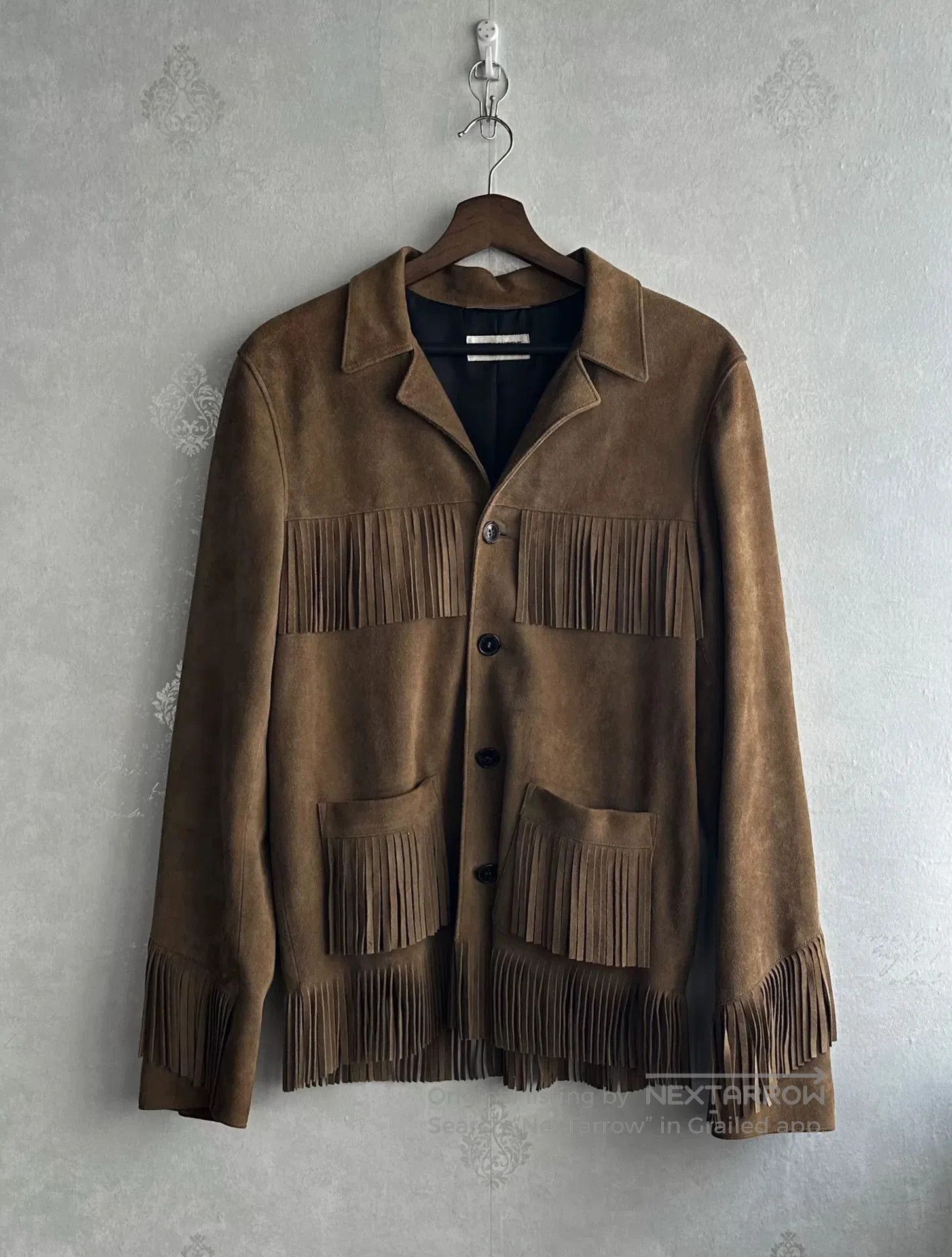 Saint Laurent Paris Saint Laurent SLP15SS Suede Fringe Jacket. Size US M / EU 48-50 / 2 - 1 Thumbnail