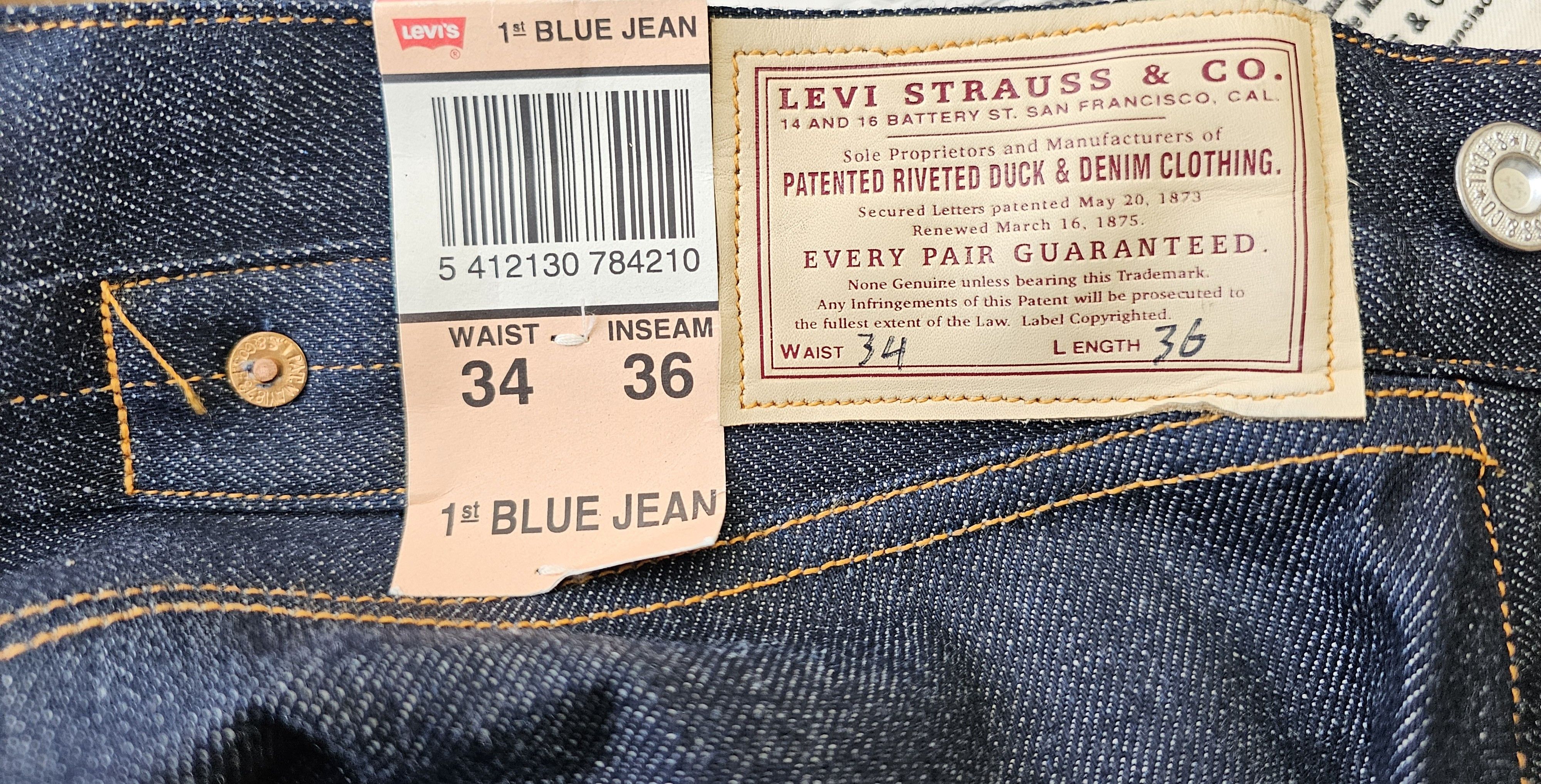 Levi's Rare LEVI'S 125 L.V.C. 555 Valencia Street model 1873 rigid Size US 34 / EU 50 - 6 Thumbnail