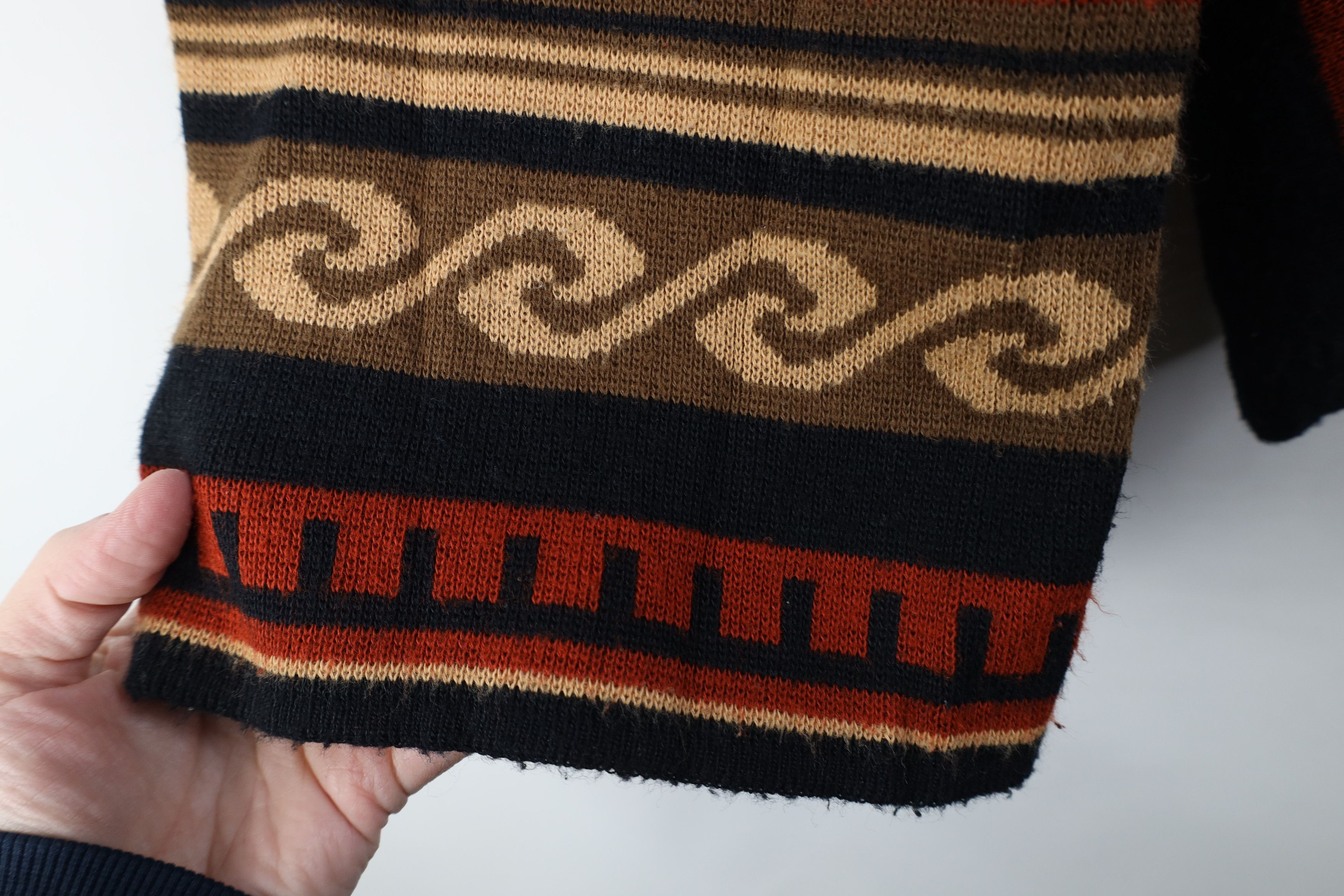 Vintage Vintage 60s 70s Boho Chic Babydoll Button Hooded Sweater Size M / US 6-8 / IT 42-44 - 7 Thumbnail