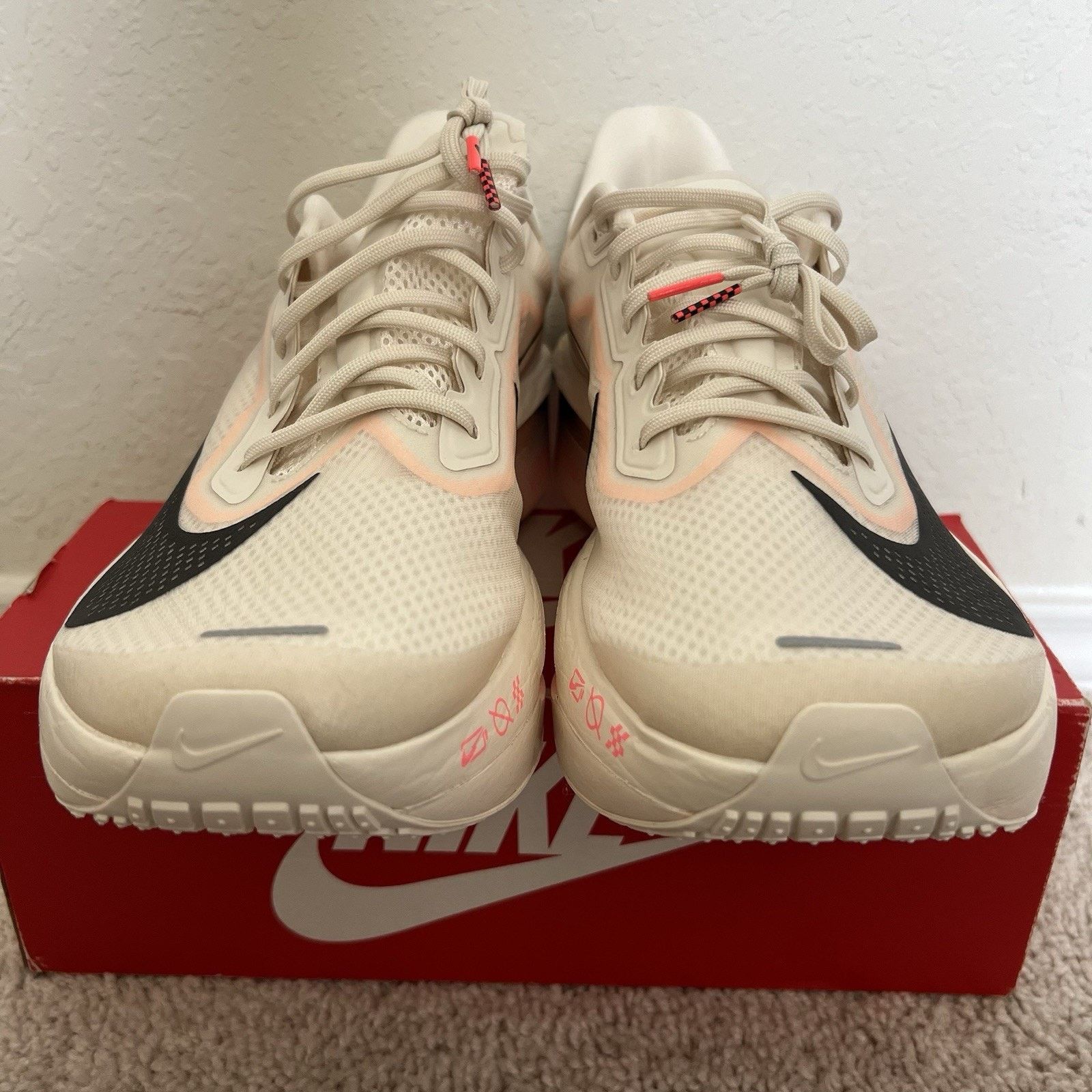 Nike Nike Zoom Fly 6 Crimson Tint Ivory Running Sneaker Size 12.5 Size US 12.5 / EU 45-46 - 3 Thumbnail