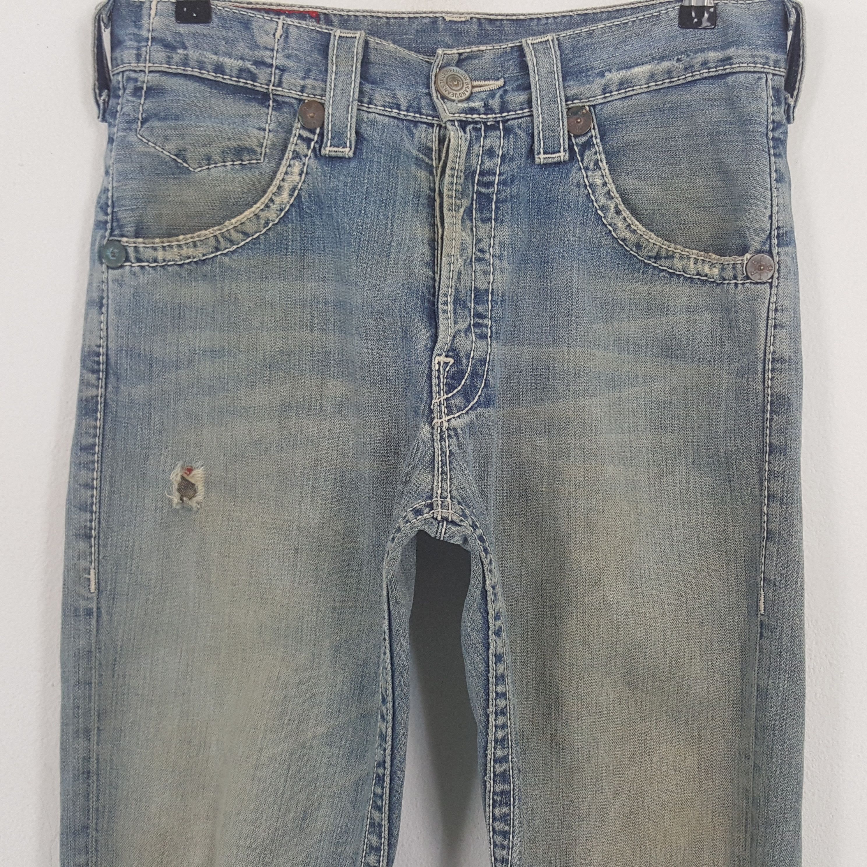 Vintage True Religion Rare Pocket American Distressed Jeans