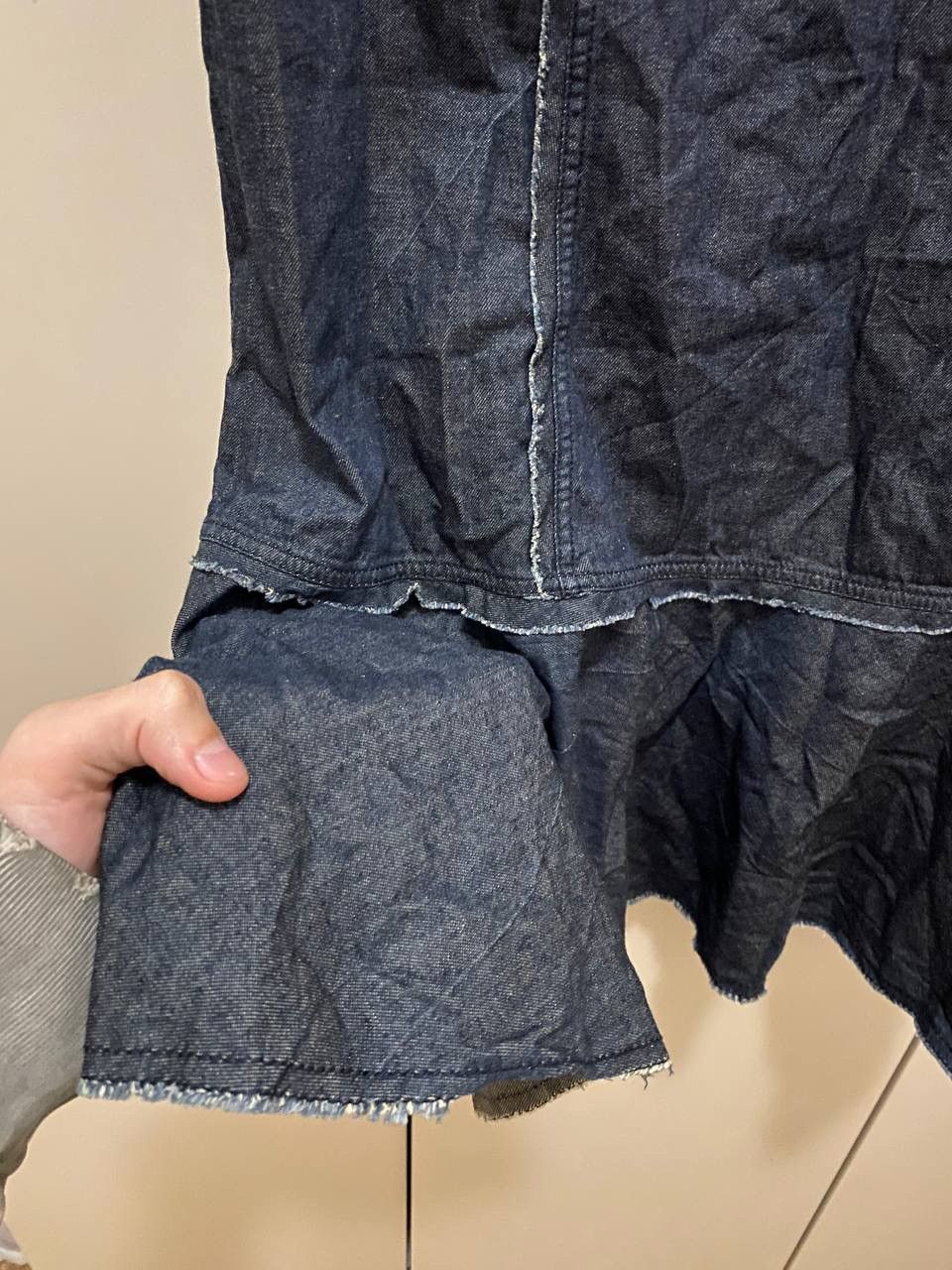 Moschino × Vintage Vintage Y2K MOSCHINO denim dress 90s Size L / US 10 / IT 46 - 4 Thumbnail