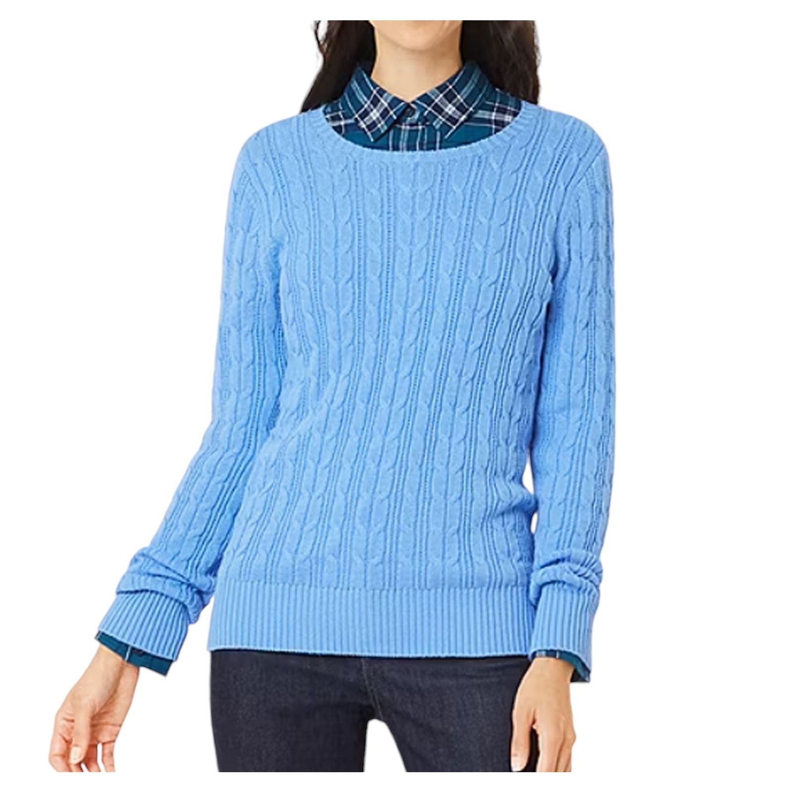 St. Johns Bay St. John s Bay Womens Crew Neck Long Sleeve Pullover Sweater Grailed