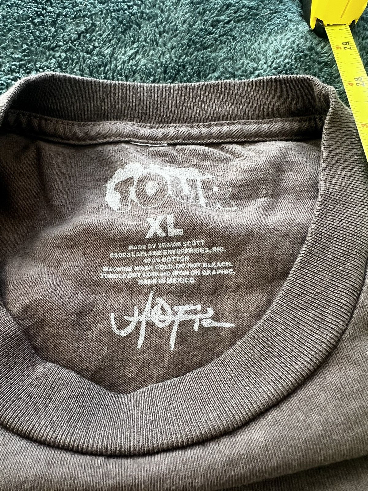 Travis Scott Travis Scott Utopia VIP exclusive Tee Size US XL / EU 56 / 4 - 7 Thumbnail