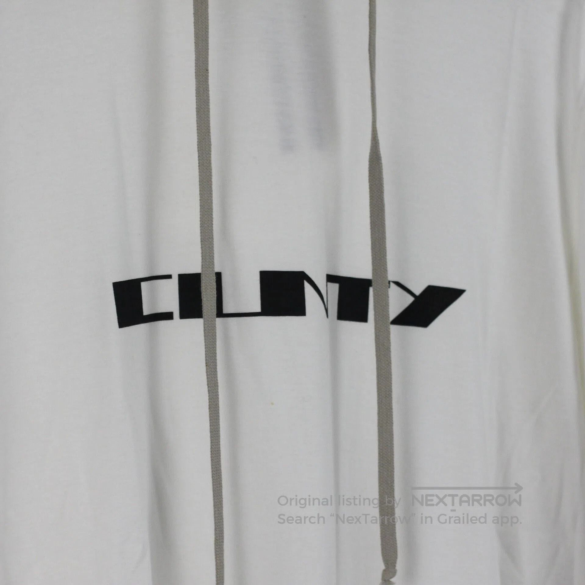 Rick Owens rick owens white graphic hoodie for men. Size US L / EU 52-54 / 3 - 3 Thumbnail