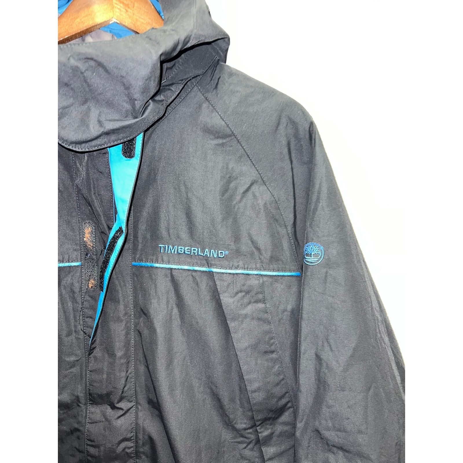 Vintage Timberland Weathergear Jacket Black Outdoor Ski 2000s VTG S Size US S / EU 44-46 / 1 - 2 Thumbnail