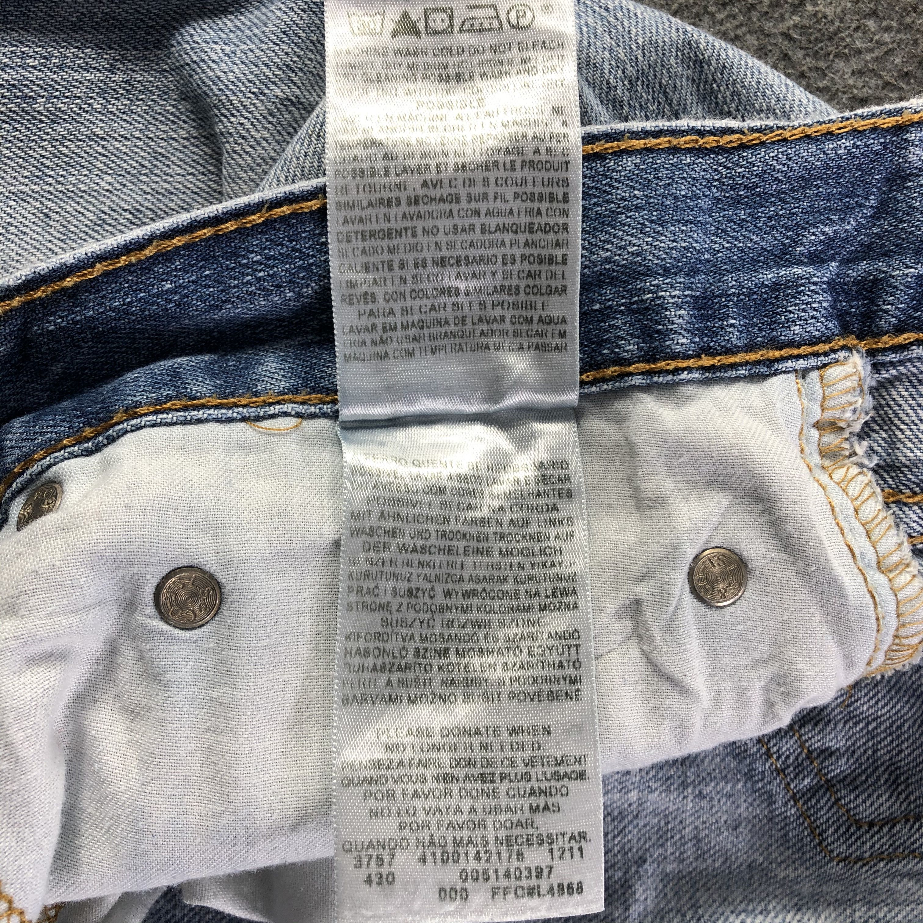 Levi's Vintage Light Wash Levis 514 Jeans-J4371 Size US 34 / EU 50 - 10 Thumbnail