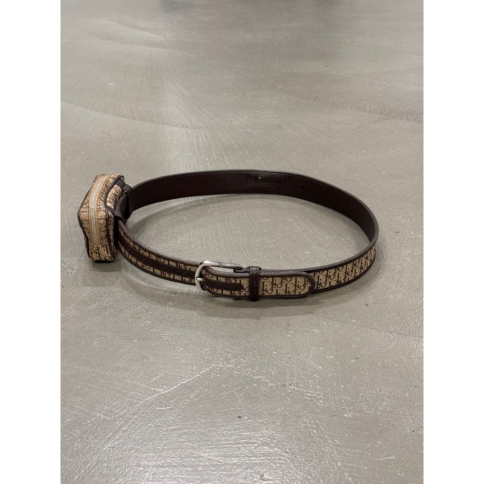 Dior 2000s Dior by Galliano monogram waist bag belt Size ONE SIZE - 4 Thumbnail