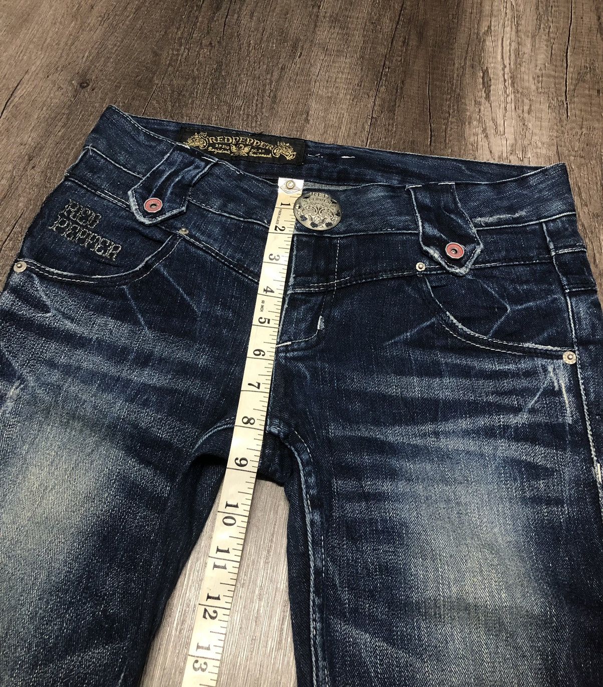 Designer × Japanese Brand Vintage Red Pepper Jeans Gold Label Japanes Brand Size 30" / US 8 / IT 44 - 10 Thumbnail