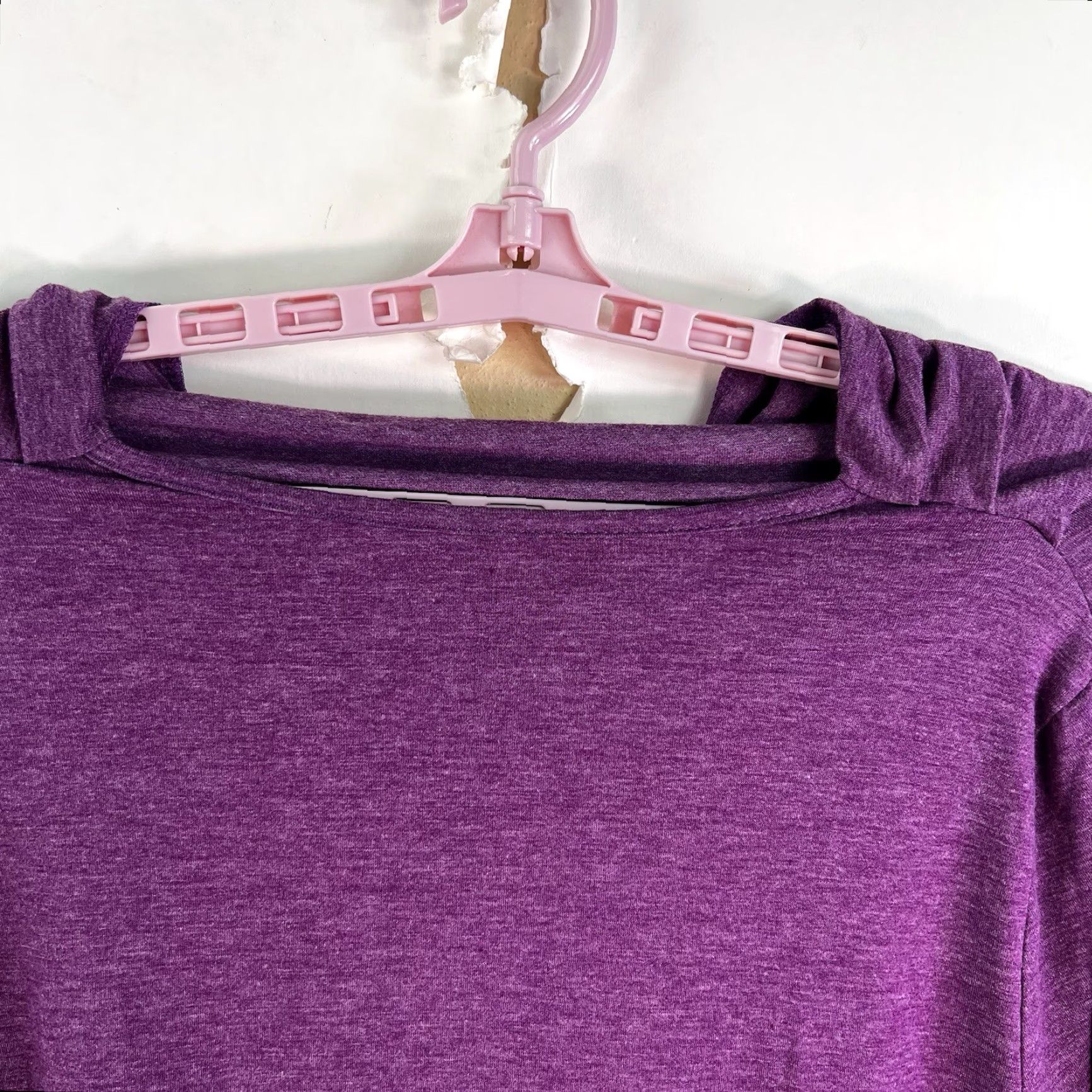 Pinko Magenta Pink Knit Top Drape Cowl Neck Stretch Size XL Size XL / US 12-14 / IT 48-50 - 3 Thumbnail