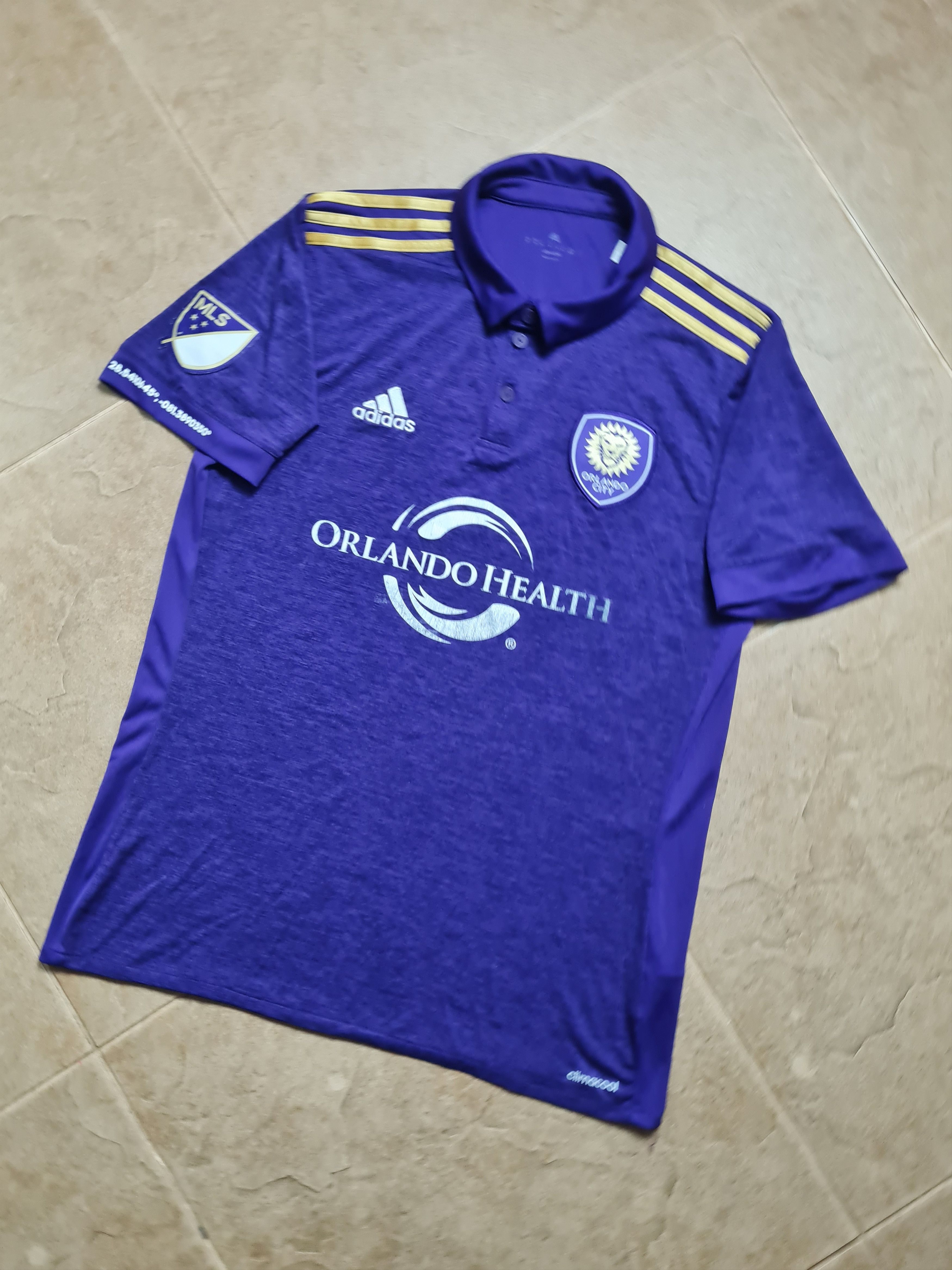 Adidas Adidas Orlando City SC MLS 2018 Jersey Soccer Purple Collar Size US M / EU 48-50 / 2 - 4 Thumbnail