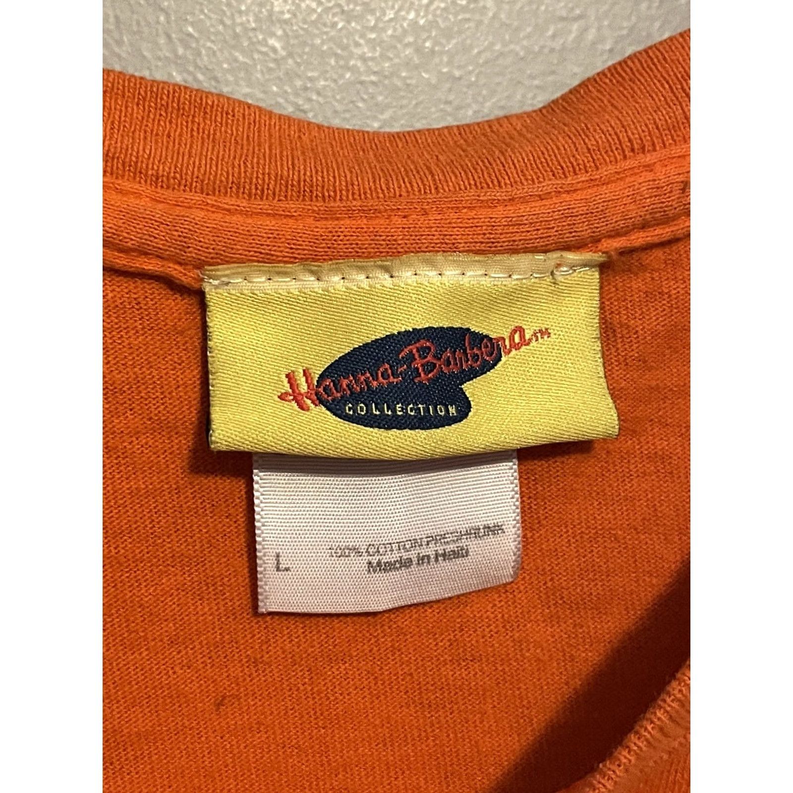 Vintage VINTAGE Yogi Bear Shirt Mens Jellystone Park Hanna Barbera Mammoth Cave D142 Short Sleeve Crew Neck T-Shirt Orange 28” Length L Size US L / EU 52-54 / 3 - 4 Thumbnail