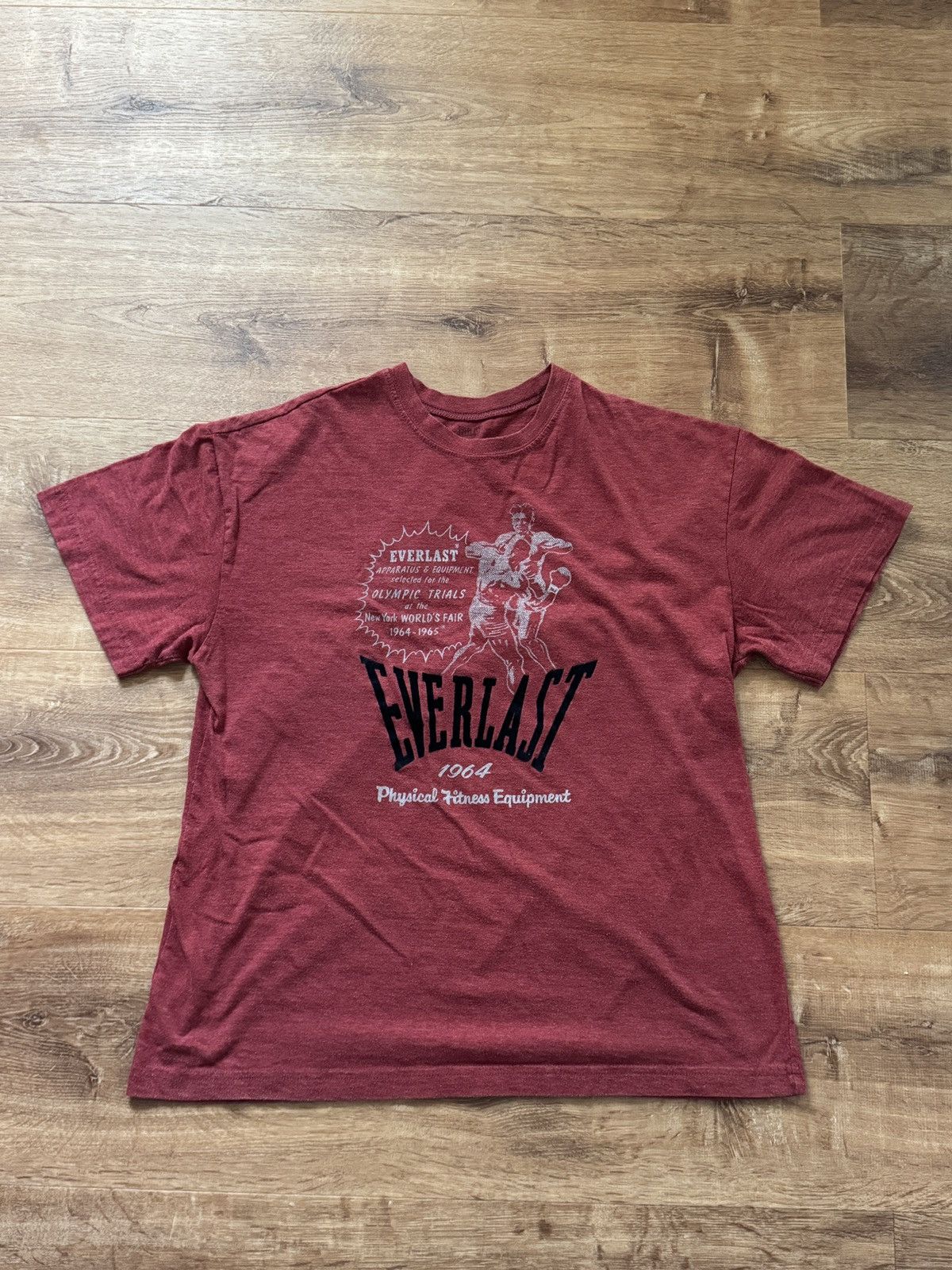 Other Burgundy Vintage Everlast Tee Size US M / EU 48-50 / 2 - 1 Thumbnail
