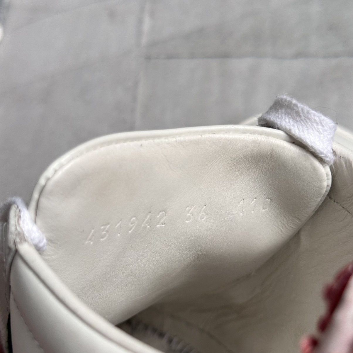 Gucci Gucci Ace Bee Leather Low Sneakers Shoes Size US 6 / IT 36 - 19 Thumbnail