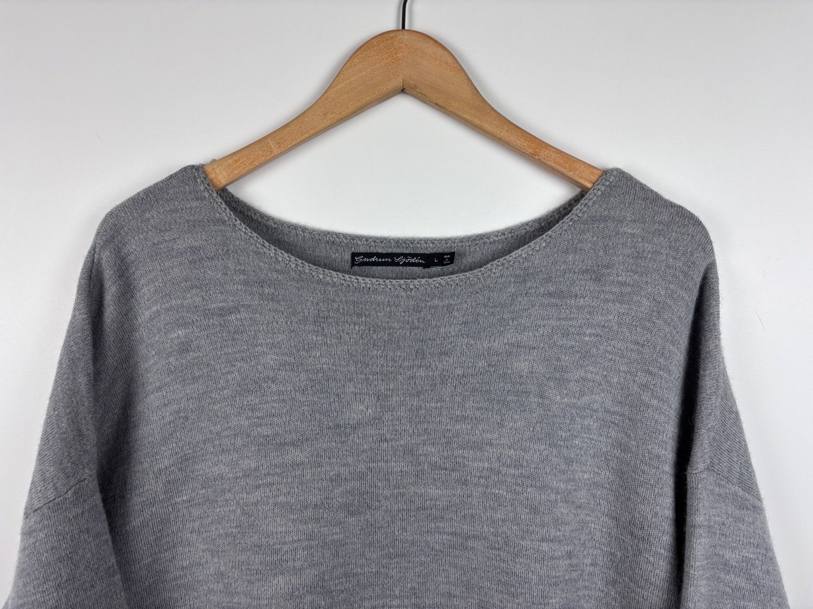 Gudrun Sjoden Gudrun Sjoden Lagenlook Wool Sweater Dress Gray Size L Size L / US 10 / IT 46 - 2 Thumbnail
