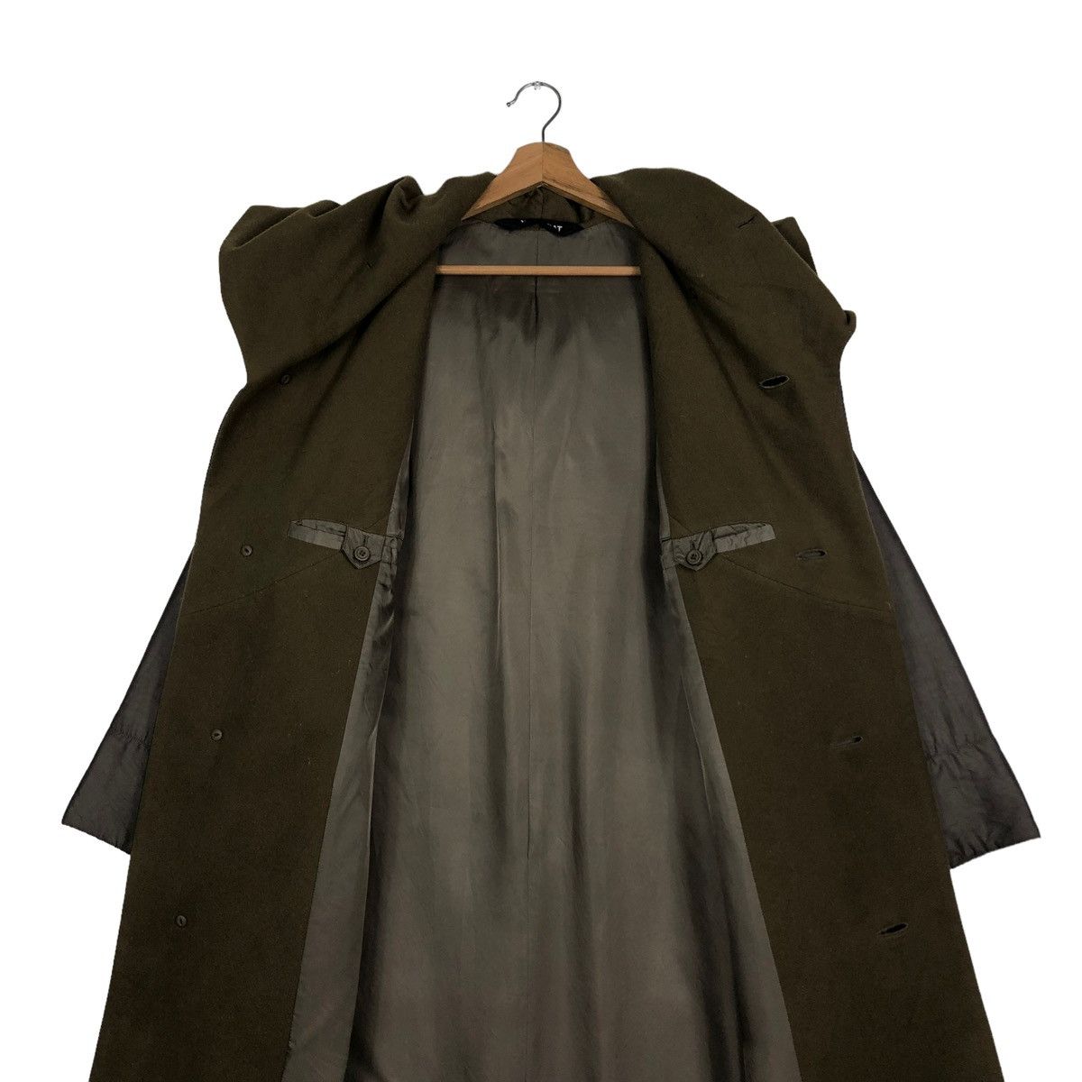 Issey Miyake 🔥VINTAGE WINDCOAT ISSEY MIYAKE LONG JACKET DOUBLE BREAST Size US M / EU 48-50 / 2 - 19 Thumbnail