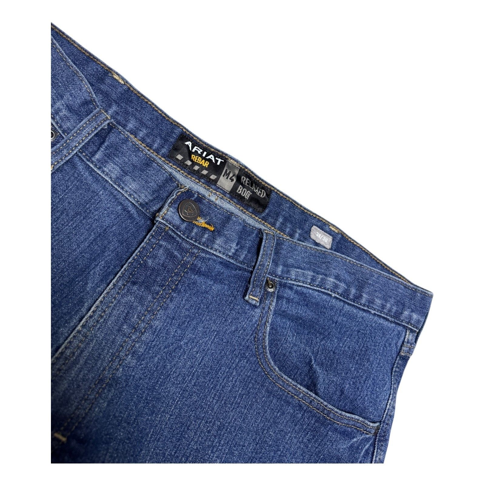 Ariat ARIAT REBAR Work Denim Casual Bootcut Relaxed Jeans 38x30 Size US 38 / EU 54 - 4 Thumbnail
