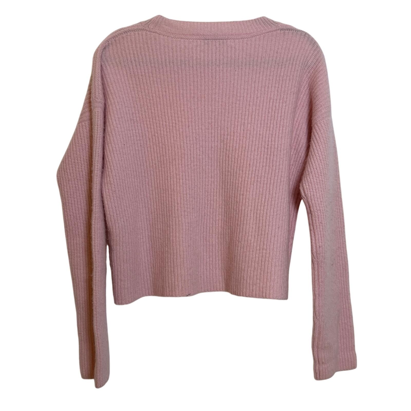 La Ligne La Ligne Brushed Cashmere Pink Sweater Size M / US 6-8 / IT 42-44 - 2 Thumbnail