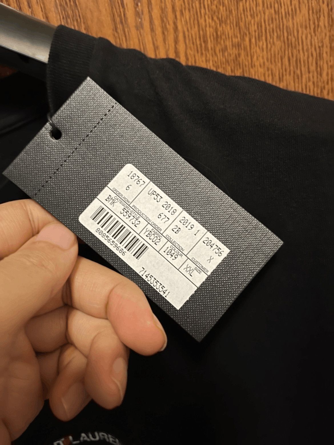Saint Laurent Paris Saint Laurent Paris Photograph Tee-2508 Size US L / EU 52-54 / 3 - 5 Thumbnail