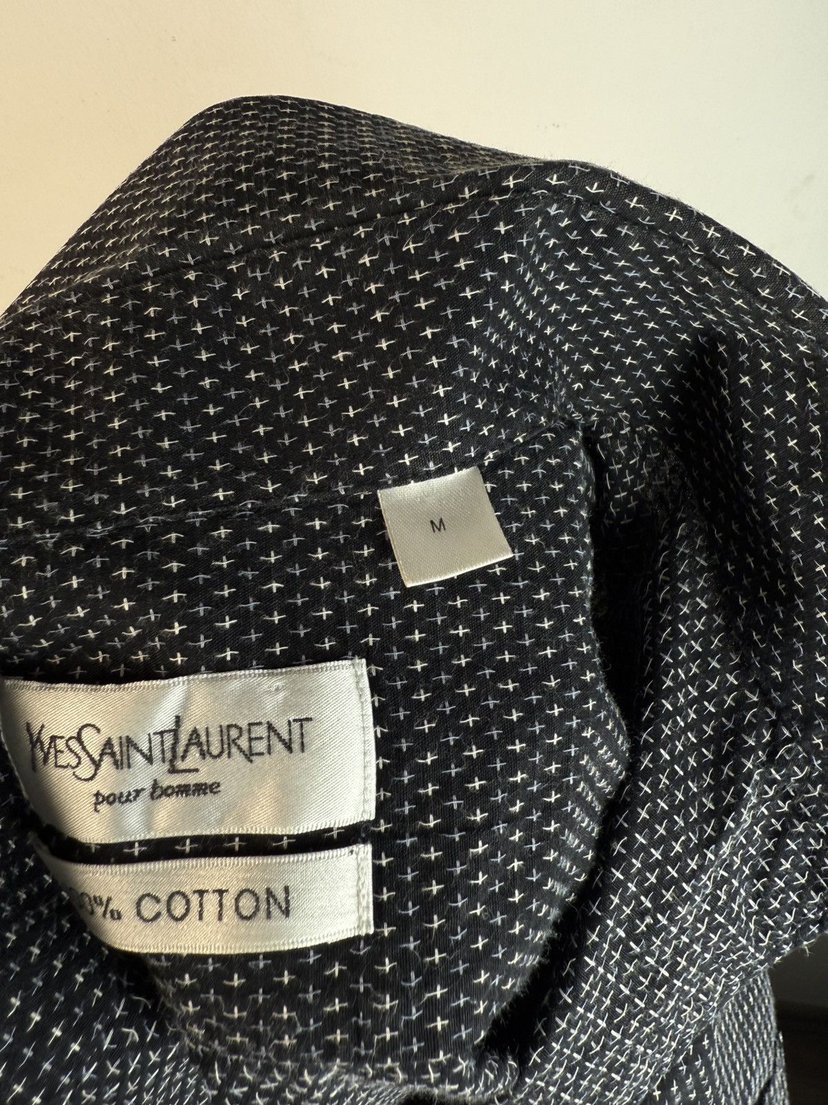 Yves Saint Laurent ♱ ♱ ♱ Crosses YSL Shirt Summer Size US M / EU 48-50 / 2 - 11 Thumbnail