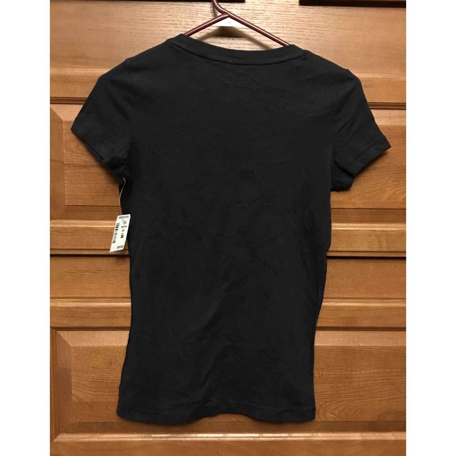 Aeropostale Aeropostale Shirt Womens S Black NEW Jrs Graphic NWT sequin spell out top Size S / US 4 / IT 40 - 2 Thumbnail