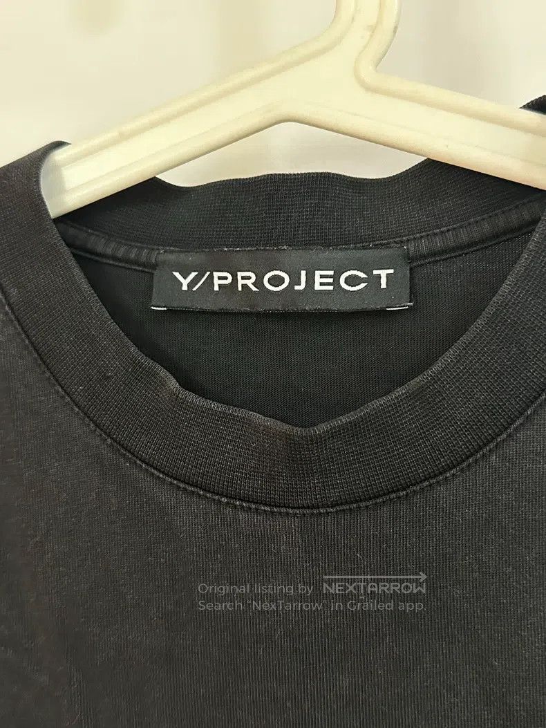 Y/Project Y/Project Size S Washed black embroidered logo round neck T Size US S / EU 44-46 / 1 - 5 Thumbnail