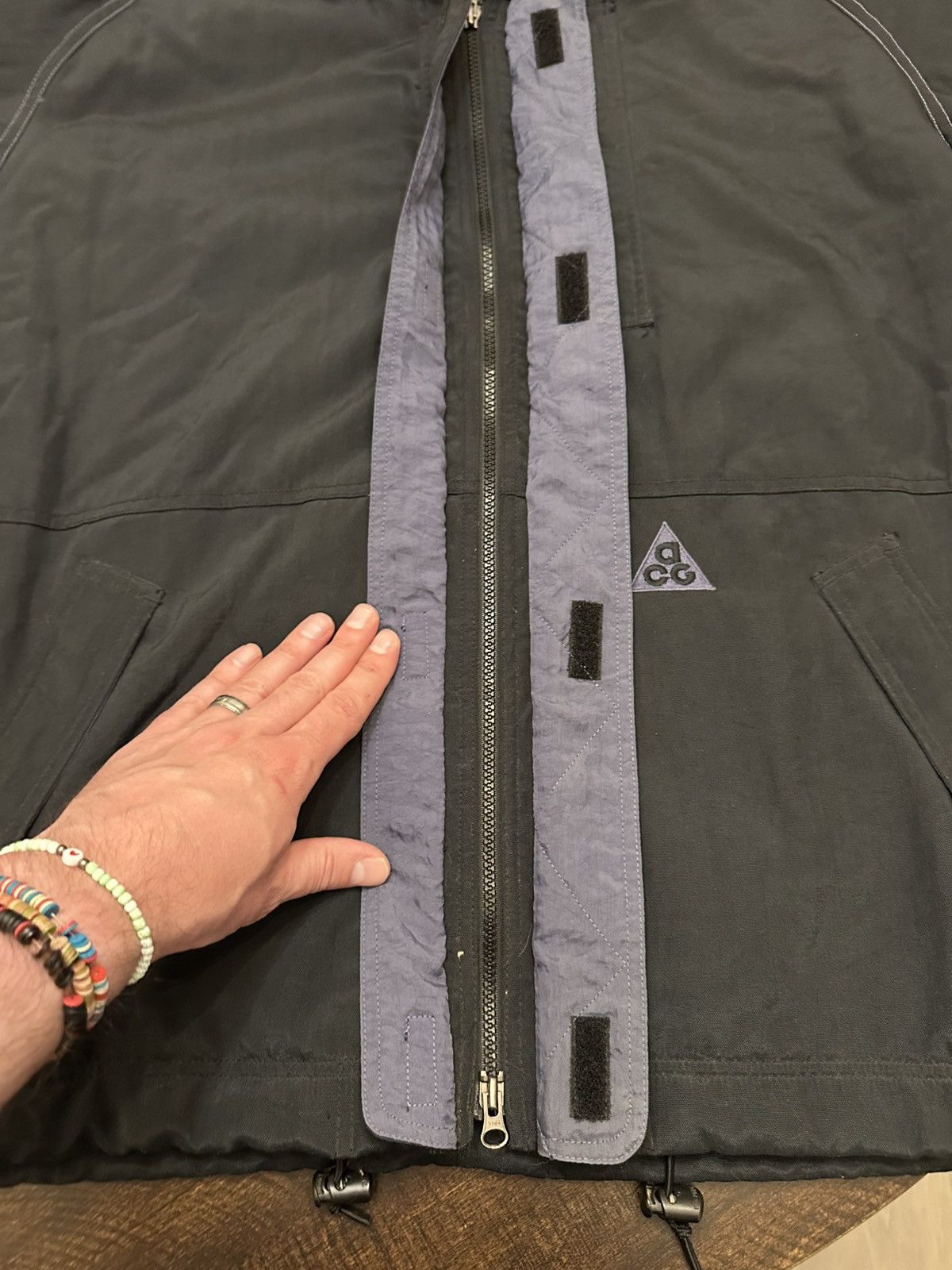Nike ACG 90's Nike ACG Embroidered Vintage Thick Lined Jacket Size Lg Size US L / EU 52-54 / 3 - 13 Thumbnail
