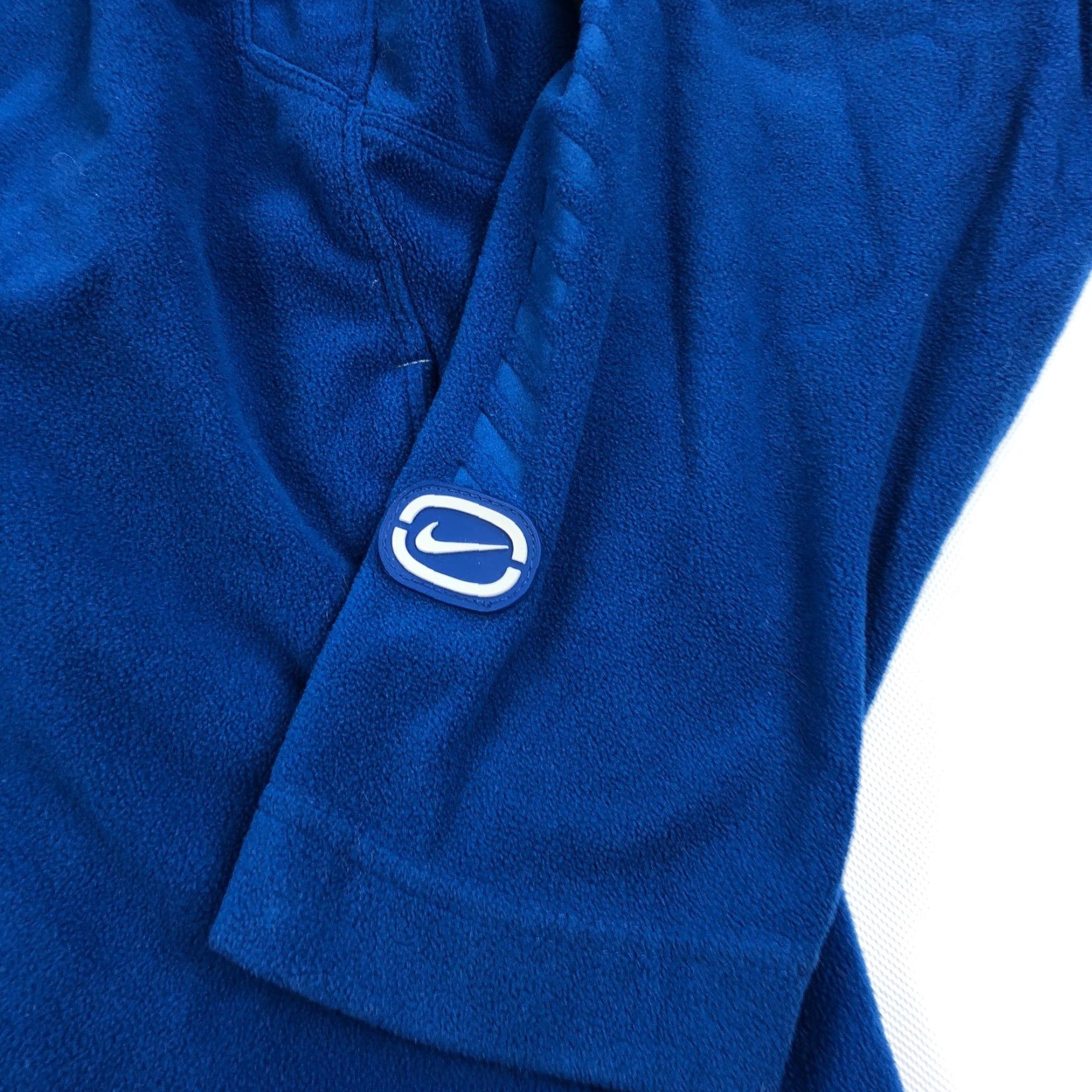 Nike VINTAGE NIKE Jacket Zip Up Fleece Blue Mens Large 00’s Y2K Silver Tag Outdoor Sports Size US L / EU 52-54 / 3 - 3 Thumbnail