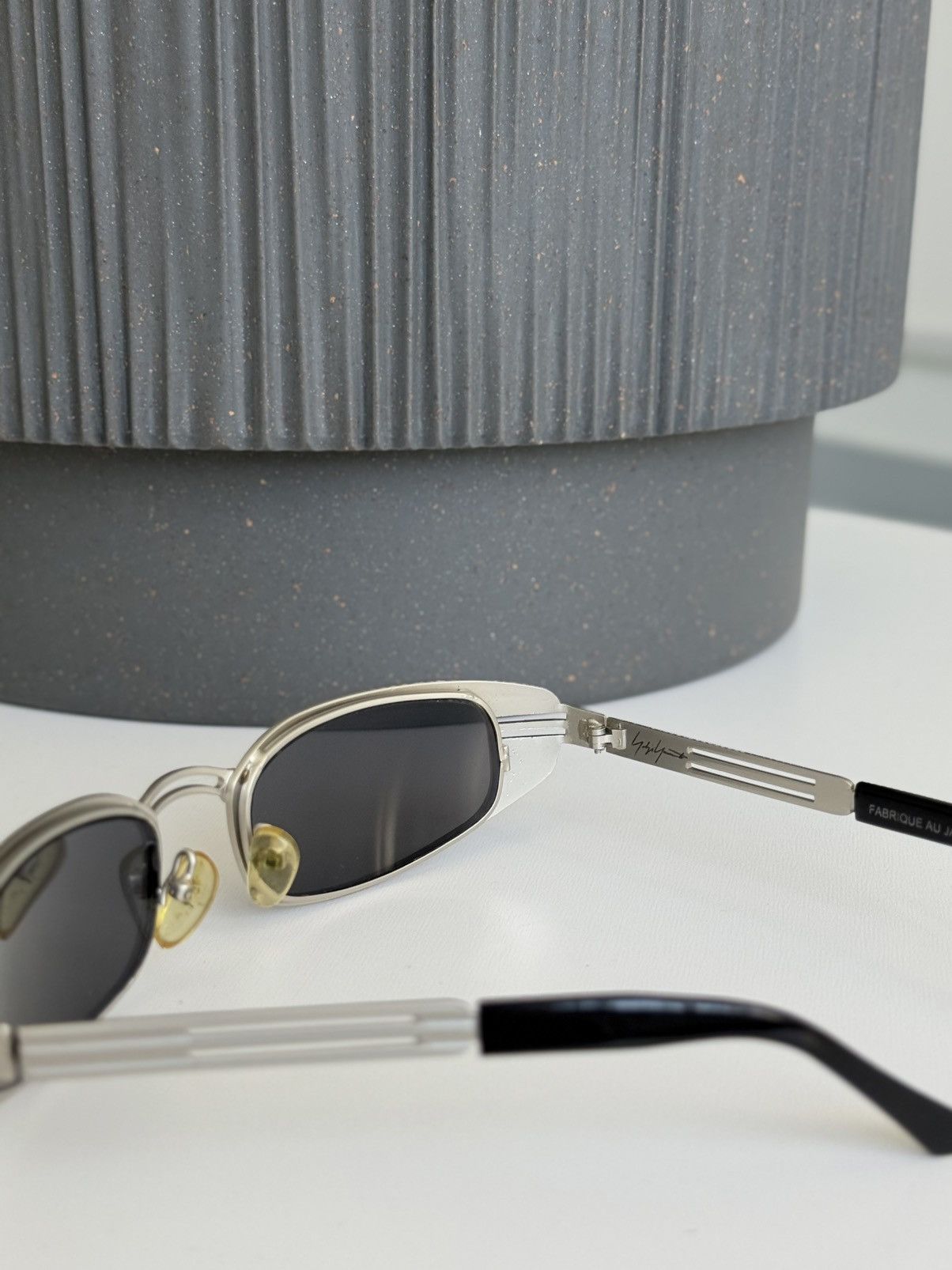 Yohji Yamamoto Yohji Yamamoto Archive Narrow Silver Metal Sunglasses Japan Size ONE SIZE - 9 Thumbnail