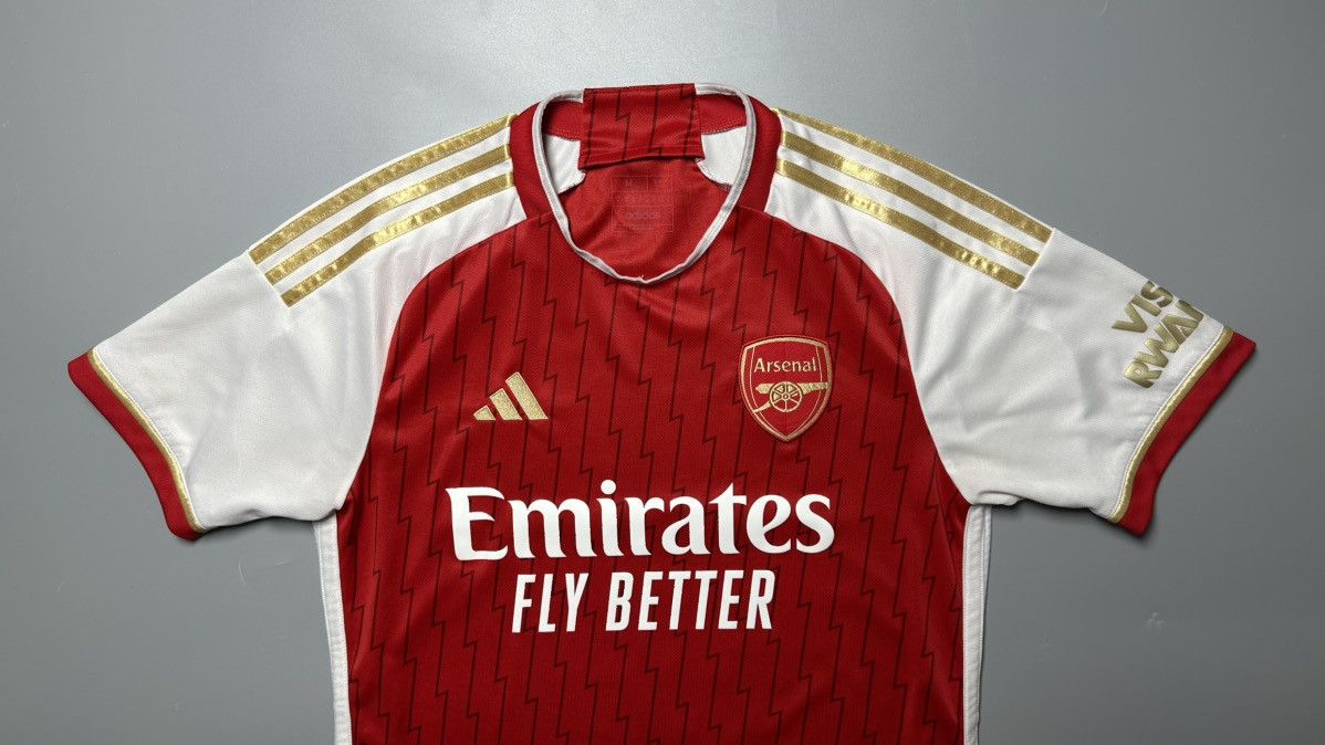 Vintage ARSENAL ADIDAS 2023/2024 FOOTBALL HOME JERSEY #41 RICE Size US M / EU 48-50 / 2 - 3 Thumbnail