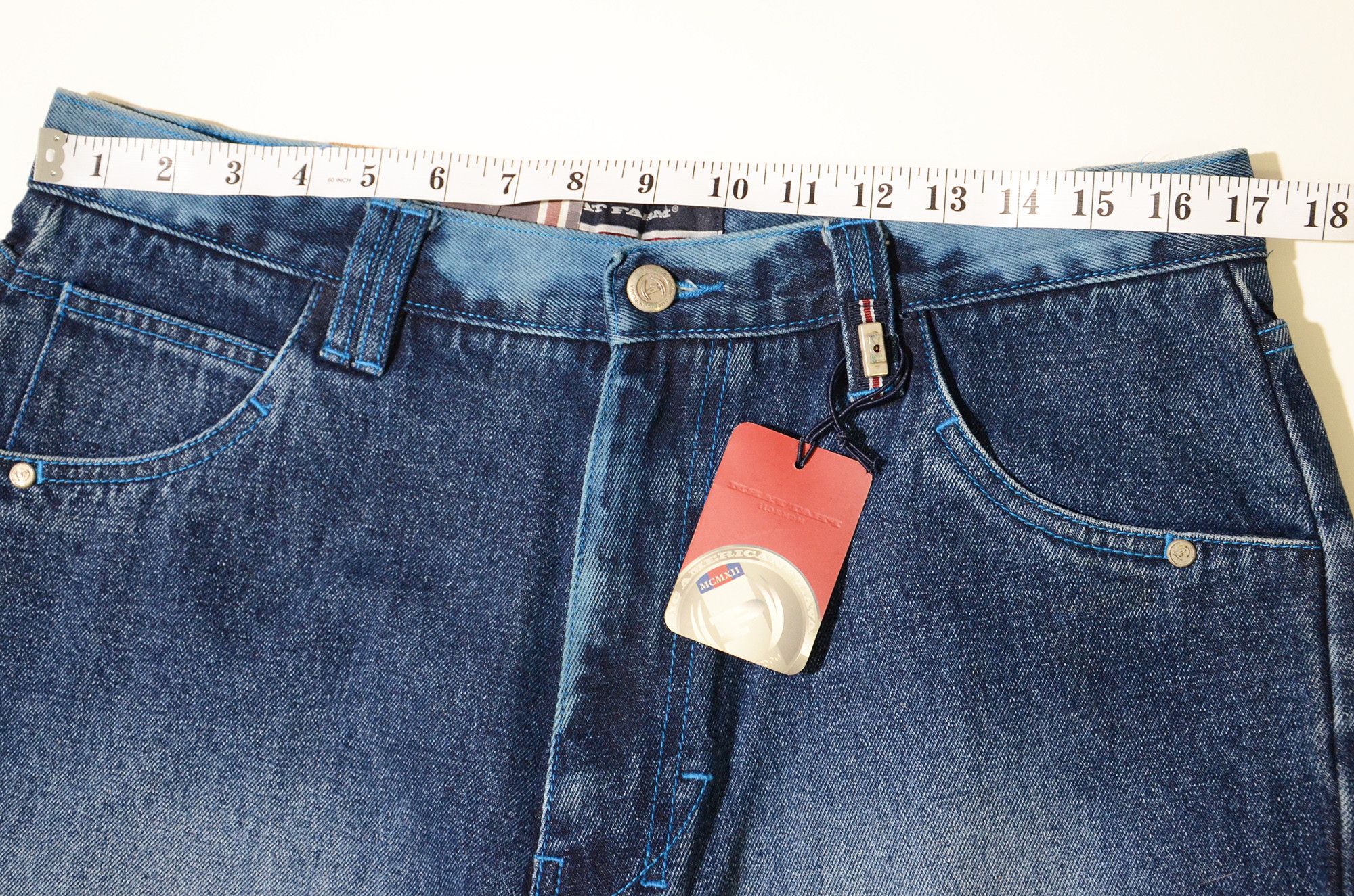 Phat Farm PF Loose Fit Unused Vintage Heavy Duty 90s Hiphop Streetwear Size US 34 / EU 50 - 11 Thumbnail