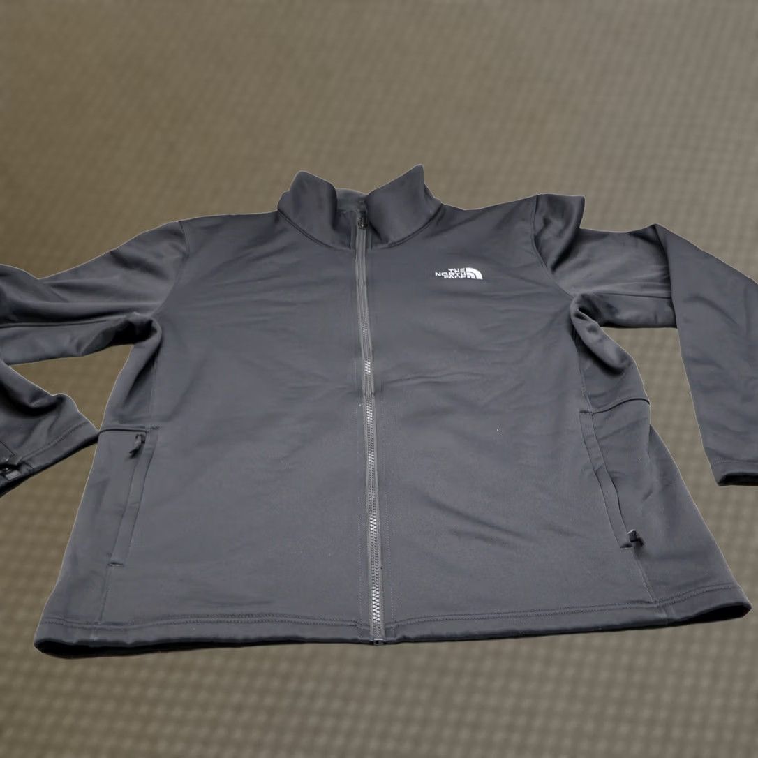 The North Face The North Face Jacket Mens Large Grey Softshell Fleece Lined Wind Rain Full Zip Hike Size US L / EU 52-54 / 3 - 1 Thumbnail