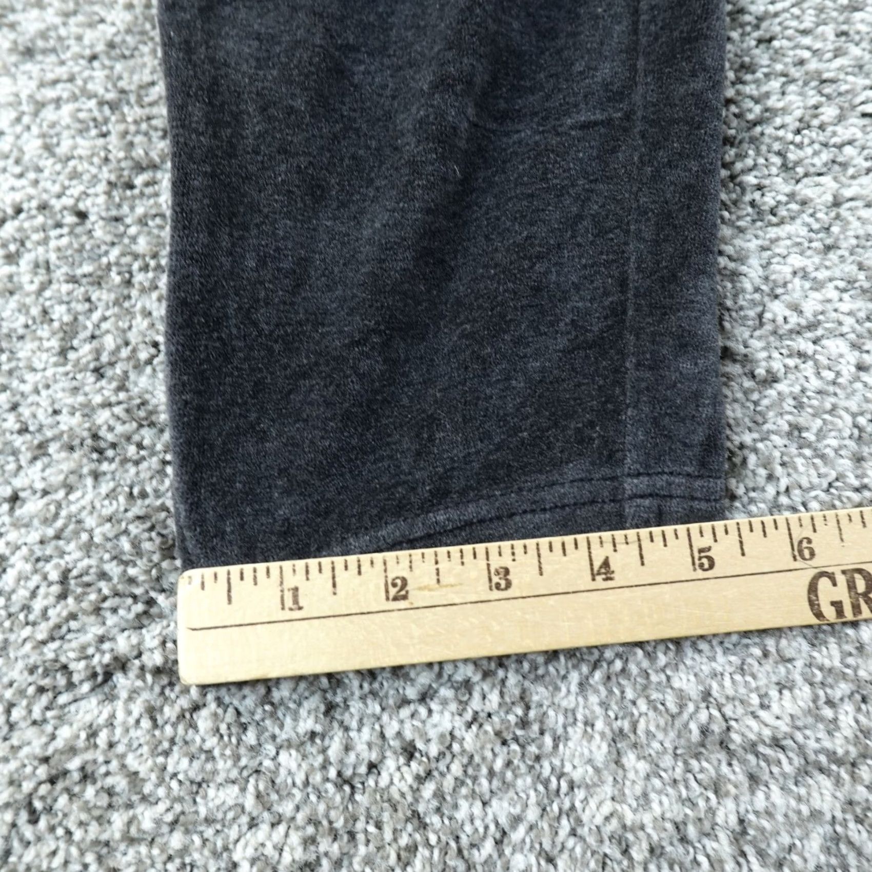 Athleta Athleta Pants Womens L Gray Velour Pull On High Rise Jogger Sweatpants Size 36" / US 14 / IT 50 - 2 Thumbnail