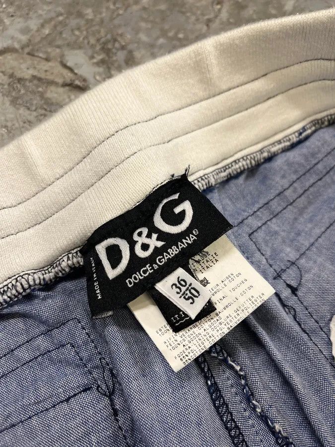 Dolce & Gabbana × Vintage SS2003 Dolce & Gabbana Cargo Full Zip Light Pants Size US 32 / EU 48 - 9 Thumbnail