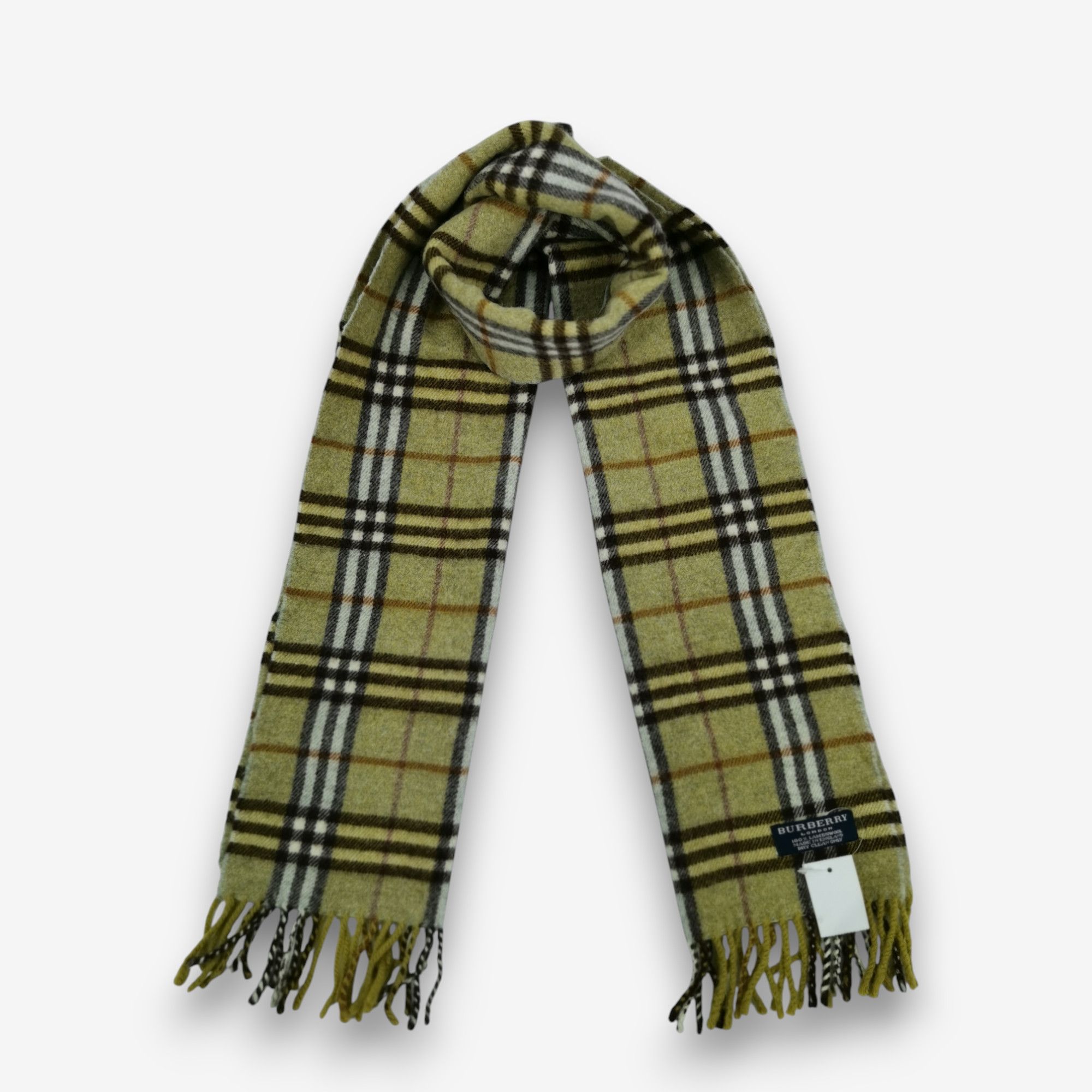 Burberry Vintage Burberry Scarf Checked Muffler Cashmere Scarves Size ONE SIZE - 4 Thumbnail