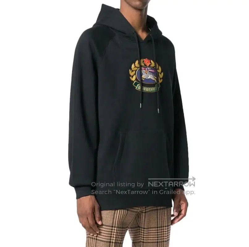 Burberry Burberry Black Cotton Men's Hoodie. Size US M / EU 48-50 / 2 - 8 Thumbnail