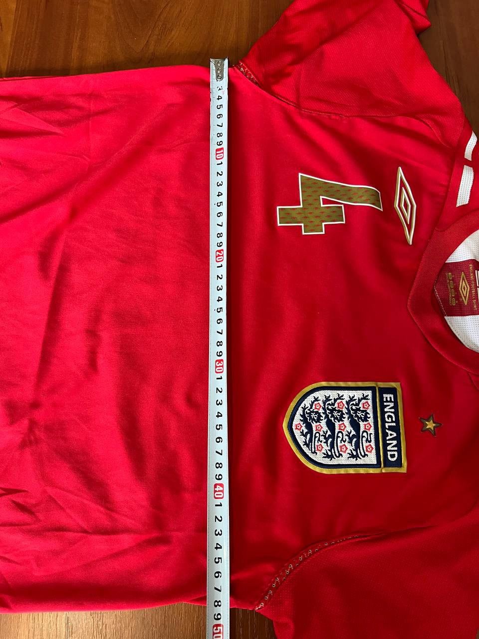 Umbro 2006/08 ENGLAND TEAM #4 GERRARD SOCCER JERSEY SHIRT SIZE S Size US S / EU 44-46 / 1 - 19 Thumbnail