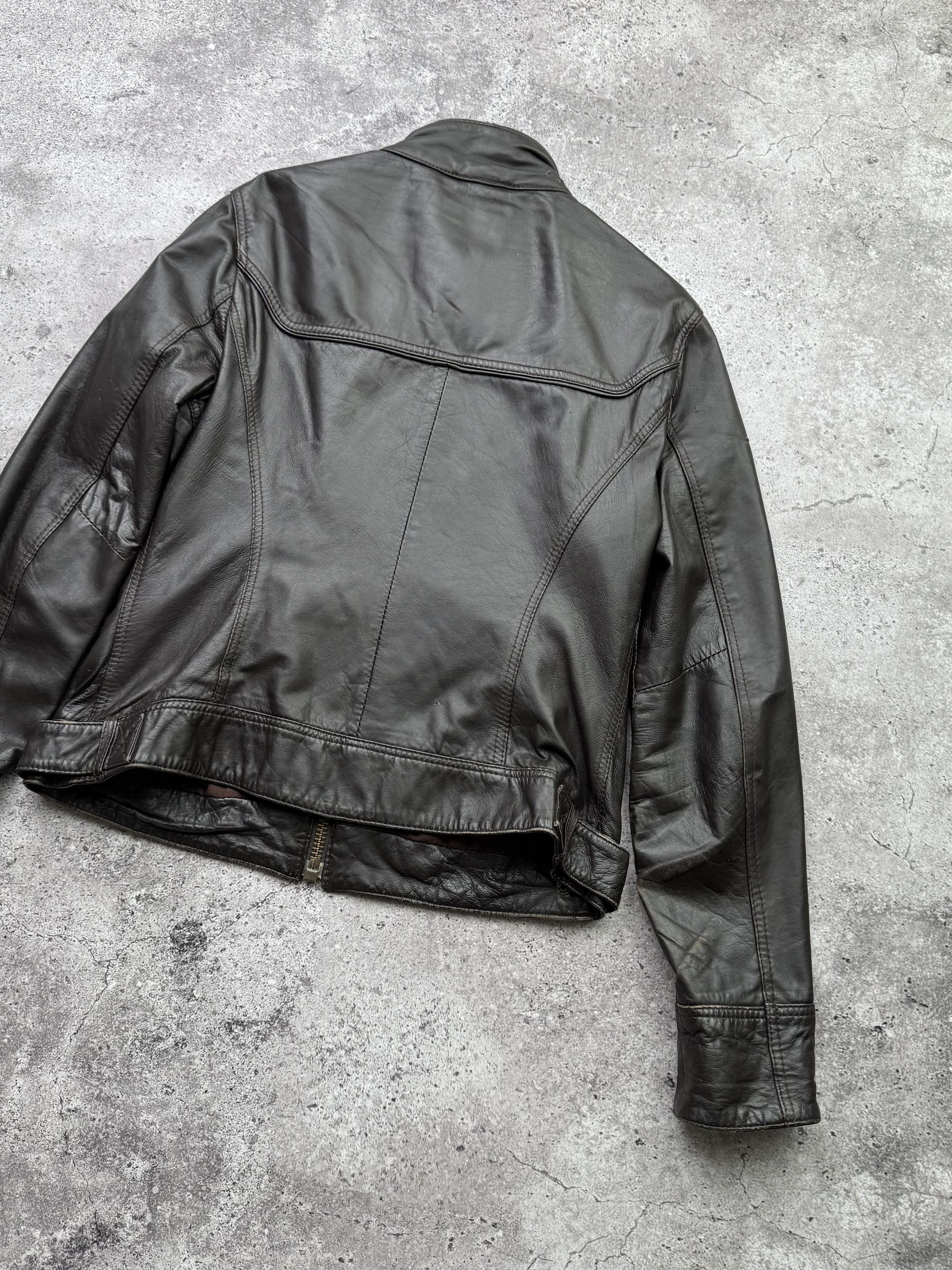 Japanese Brand Vintage Cropped Leather Jacket C539(V2) Size L / US 10 / IT 46 - 16 Thumbnail