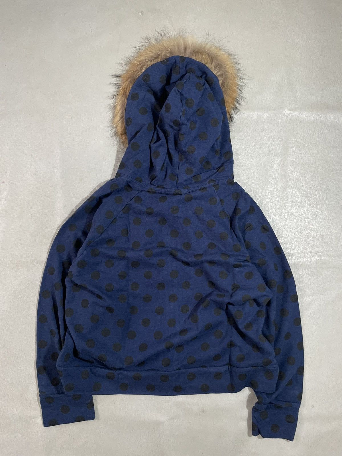 Hysteric Glamour Japan syrup Polkadot Fur Hoodie Distressed style Size US L / EU 52-54 / 3 - 5 Thumbnail