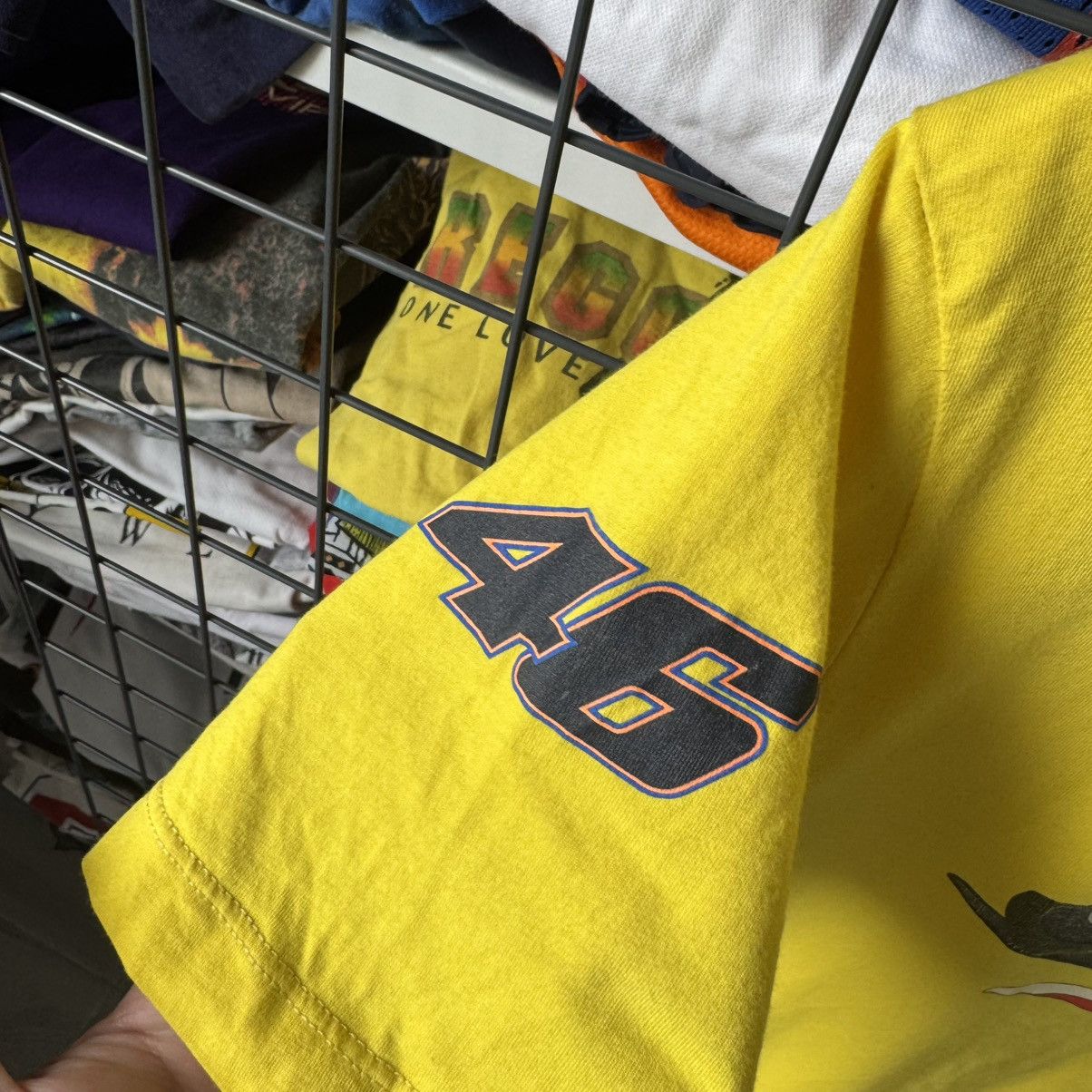 Other Valentino Rossi VR46 Yellow Moto T-shirt Size US L / EU 52-54 / 3 - 5 Thumbnail