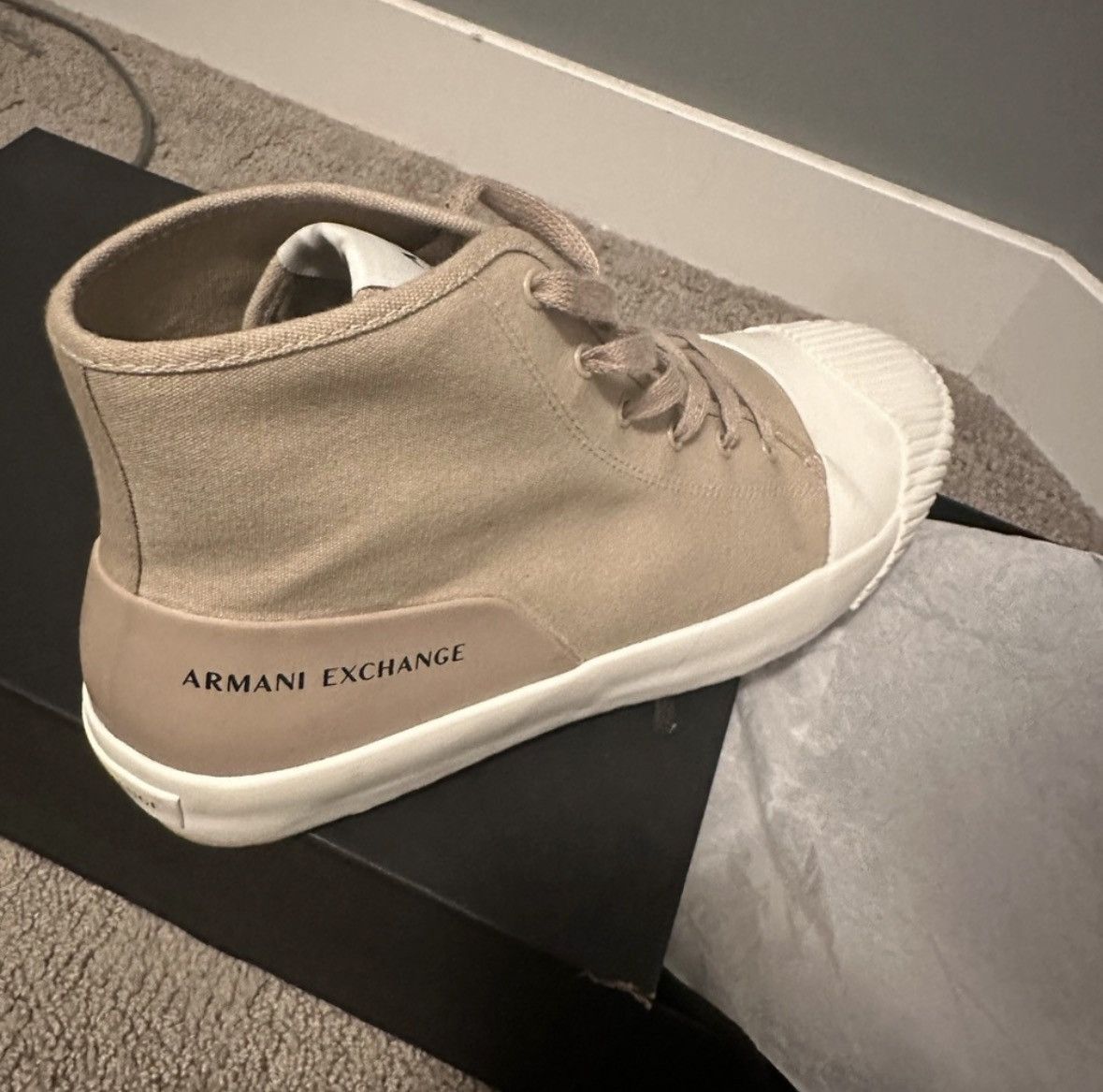 Armani Exchange Armani Hi Top Sneakers Size US 12 / EU 45 - 2 Thumbnail