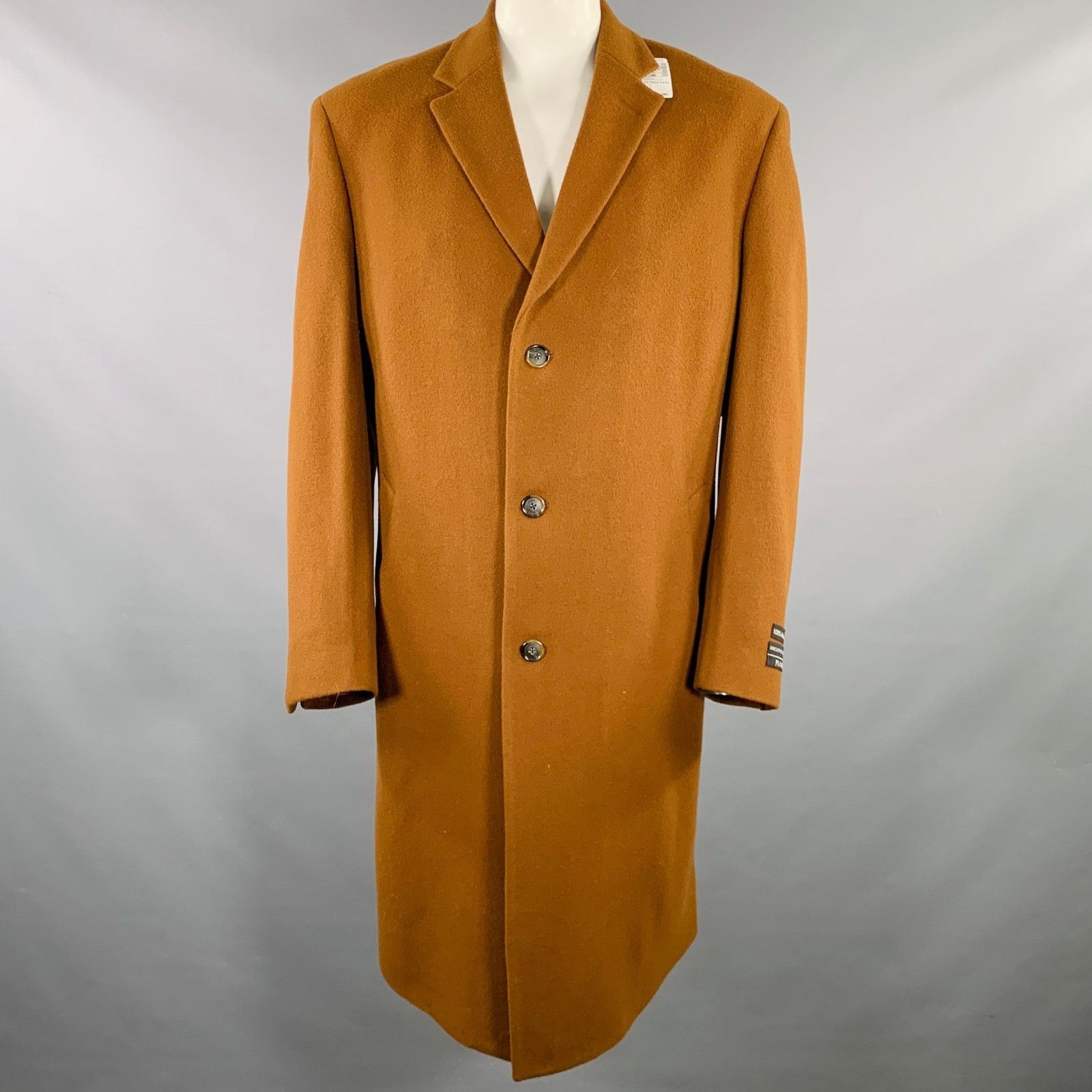 Jos. A. Bank JoS. A. BANK Size 42 Brown Wool Single Breasted Coat Size US L / EU 52-54 / 3 - 1 Thumbnail