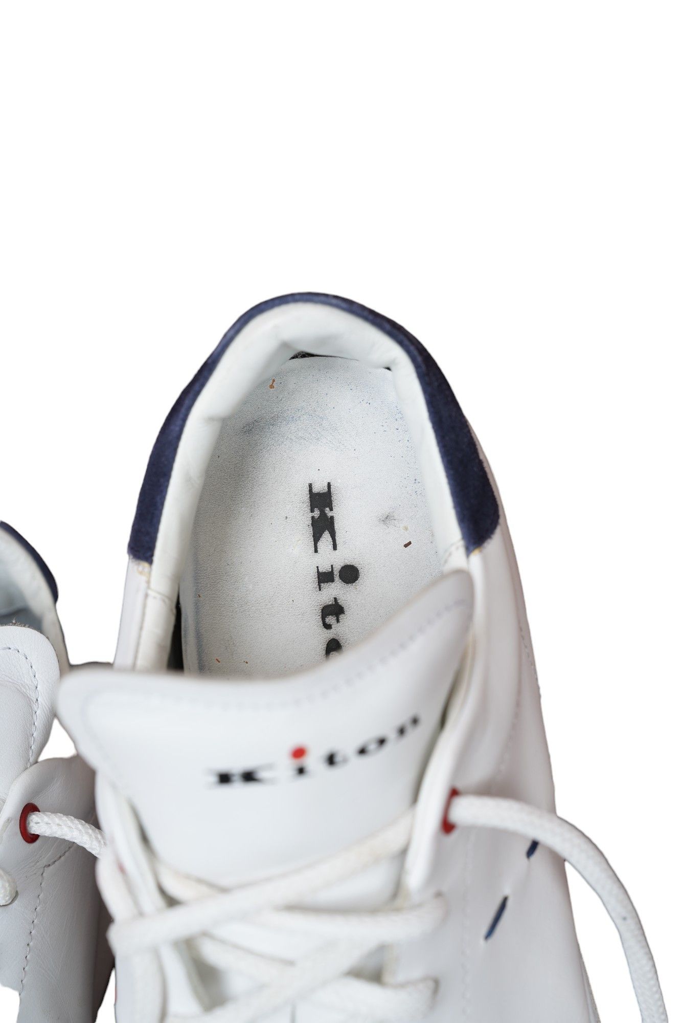 Kiton Kiton sneaker leather white 44 UK Size US 11 / EU 44 - 2 Thumbnail
